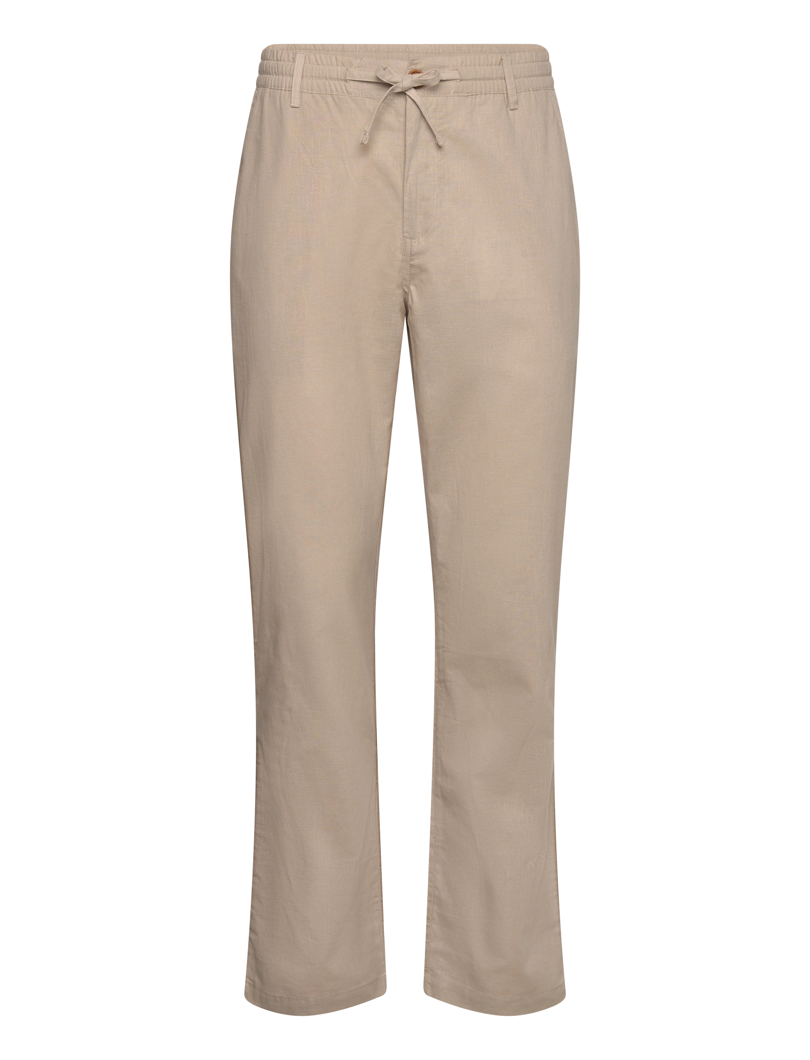 Anerkjendt Akjan Cot/Linen Ela Pants, S, Beige, Bukser > Bukser I Hør, Herre