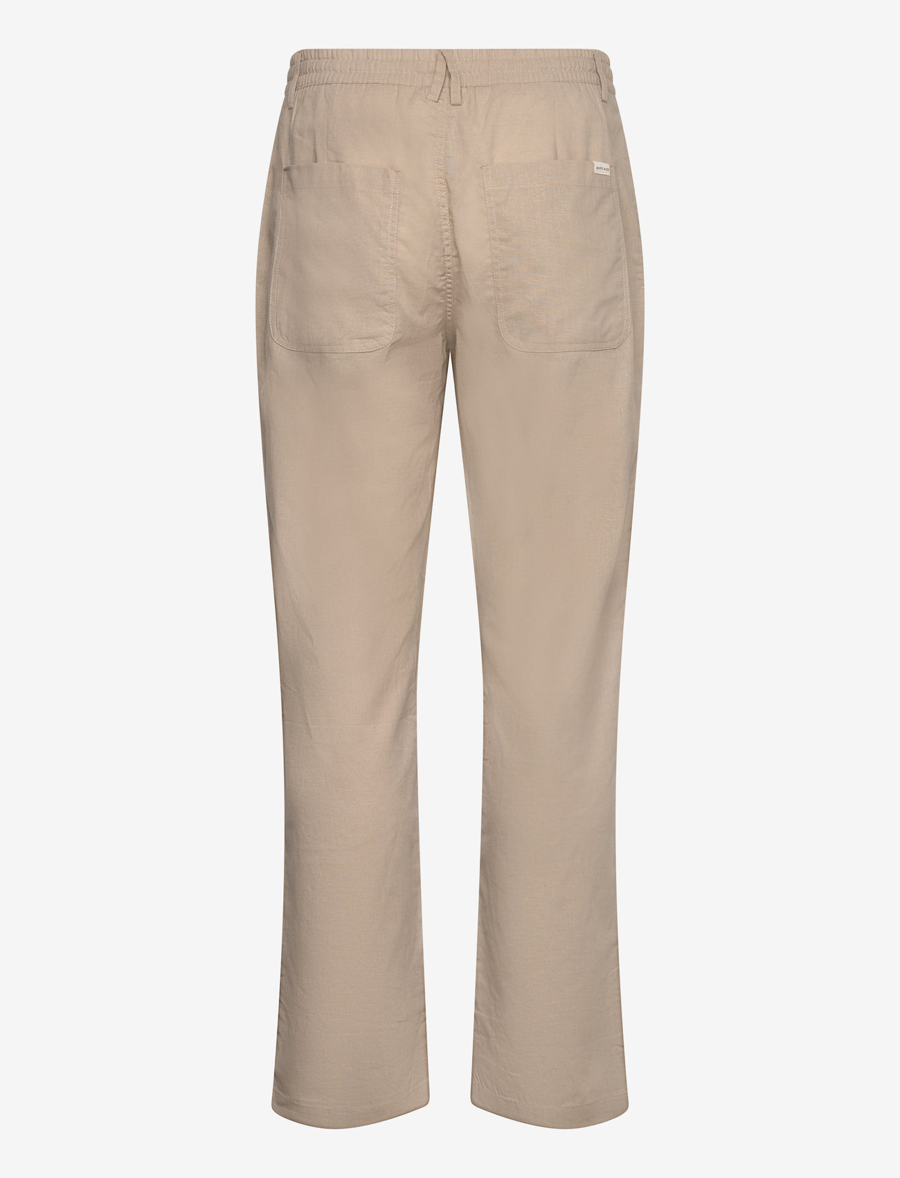 Anerkjendt - AKJAN COT/LINEN ELA PANTS - herbstliche kleidung - feather gray - 1