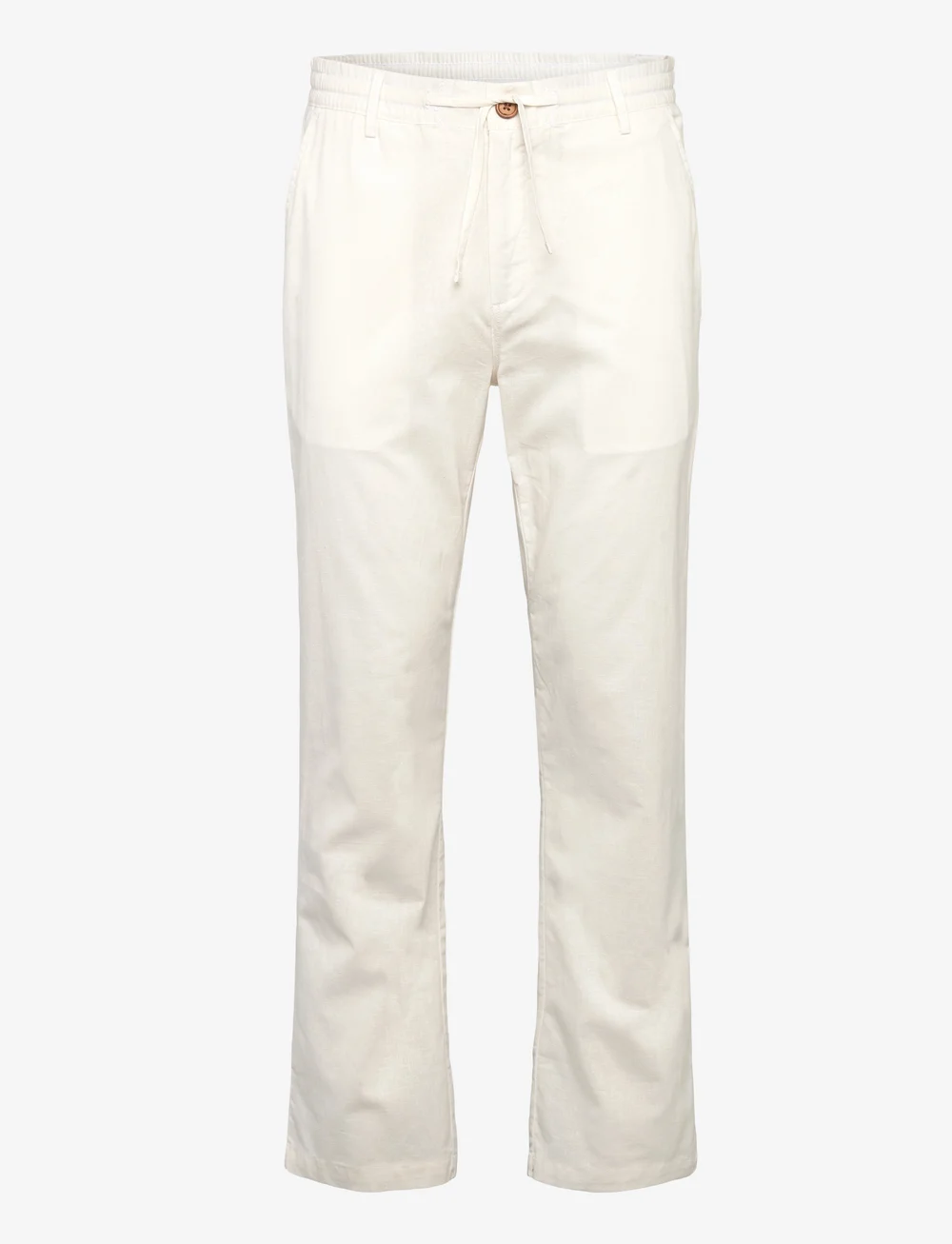 Anerkjendt - AKJAN COT/LINEN ELA PANTS - autumn clothing - tofu - 0