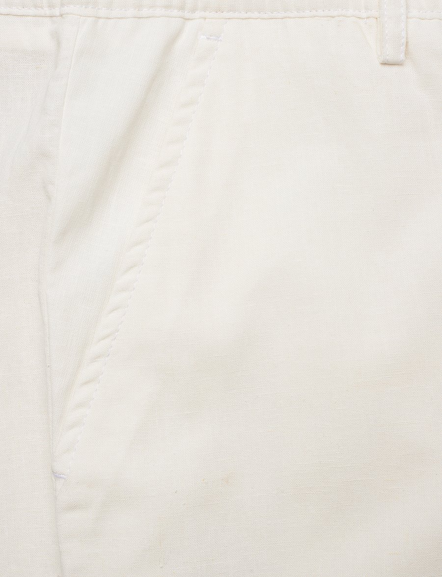 Anerkjendt - AKJAN COT/LINEN ELA PANTS - linen trousers - tofu - 2