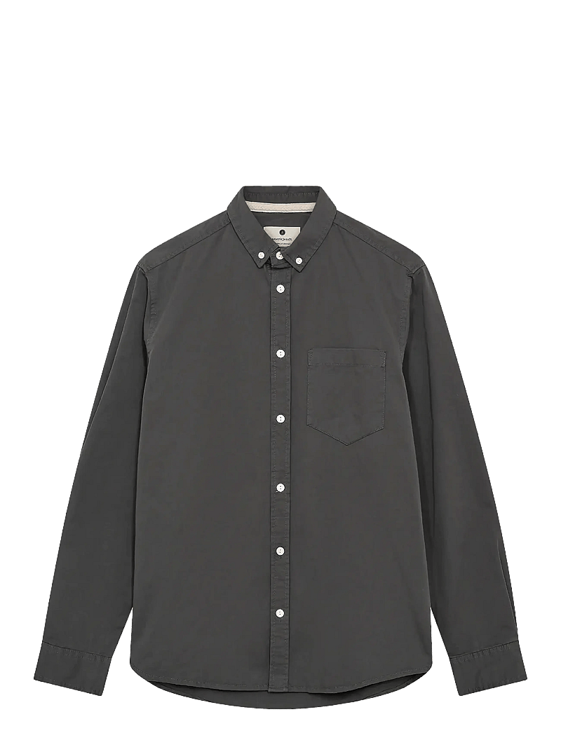 Anerkjendt - AKTHESHIRT L/S TWILL SHIRT - casual hemden - granite gray - 1