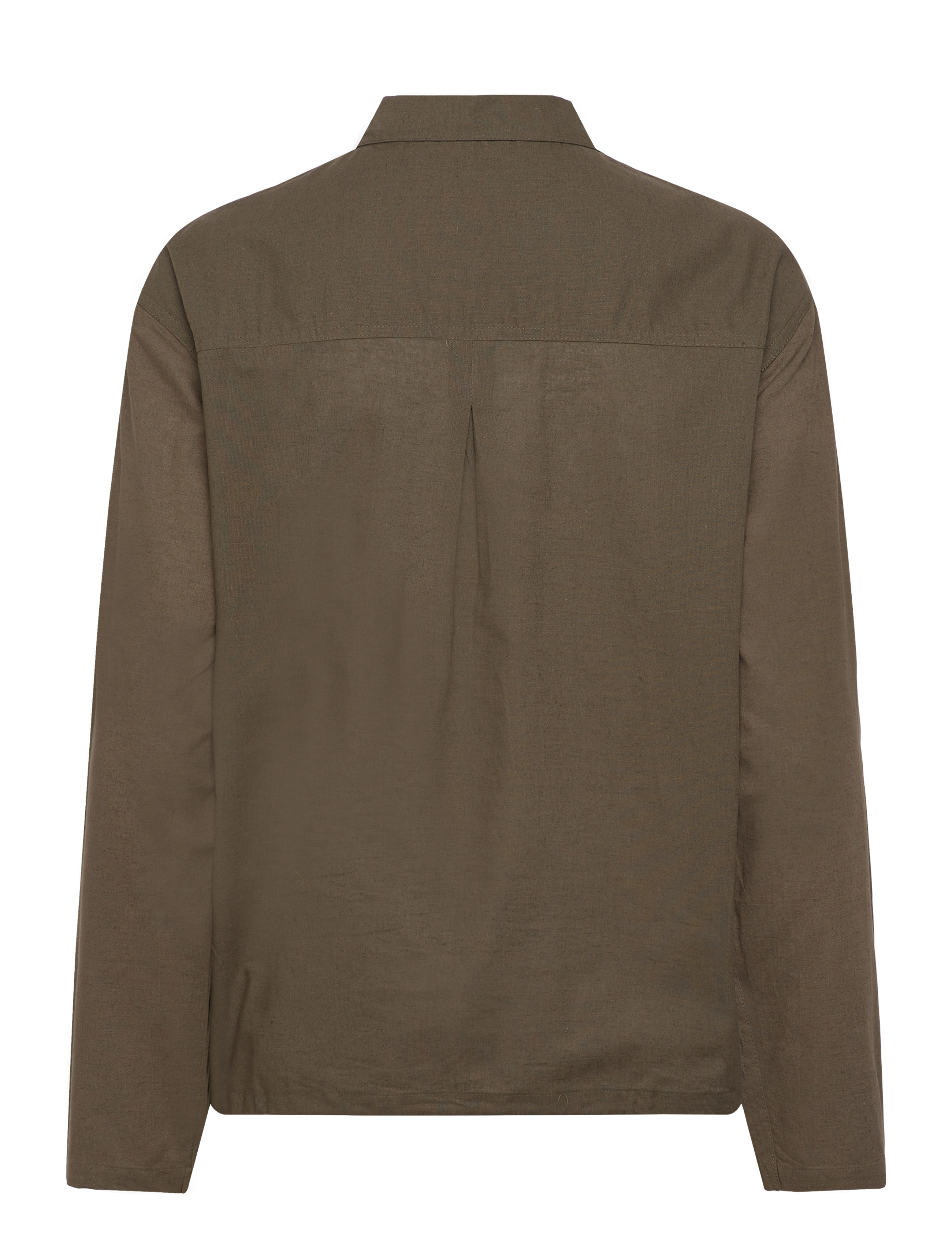 Anerkjendt - AKOTTO COT/LINEN OVERSHIRT - lomasuosikit - cub - 1