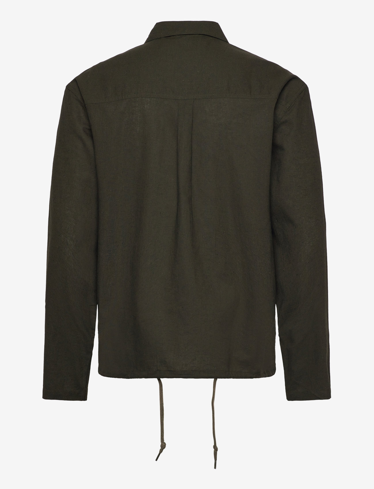 Anerkjendt - AKOTTO COT/LINEN OVERSHIRT - herbstliche kleidung - forest night - 1