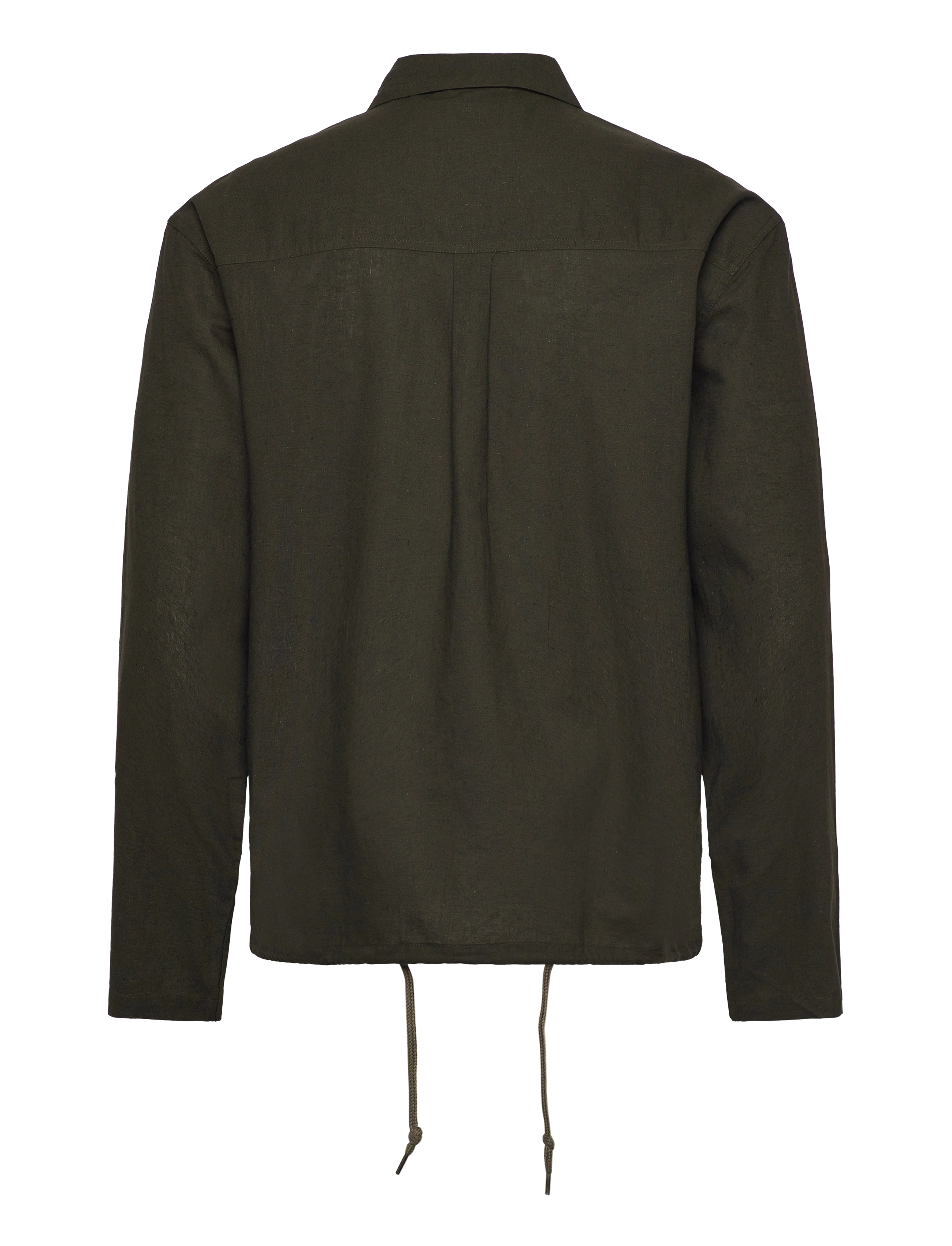 Anerkjendt - AKOTTO COT/LINEN OVERSHIRT - vacation essentials - forest night - 1