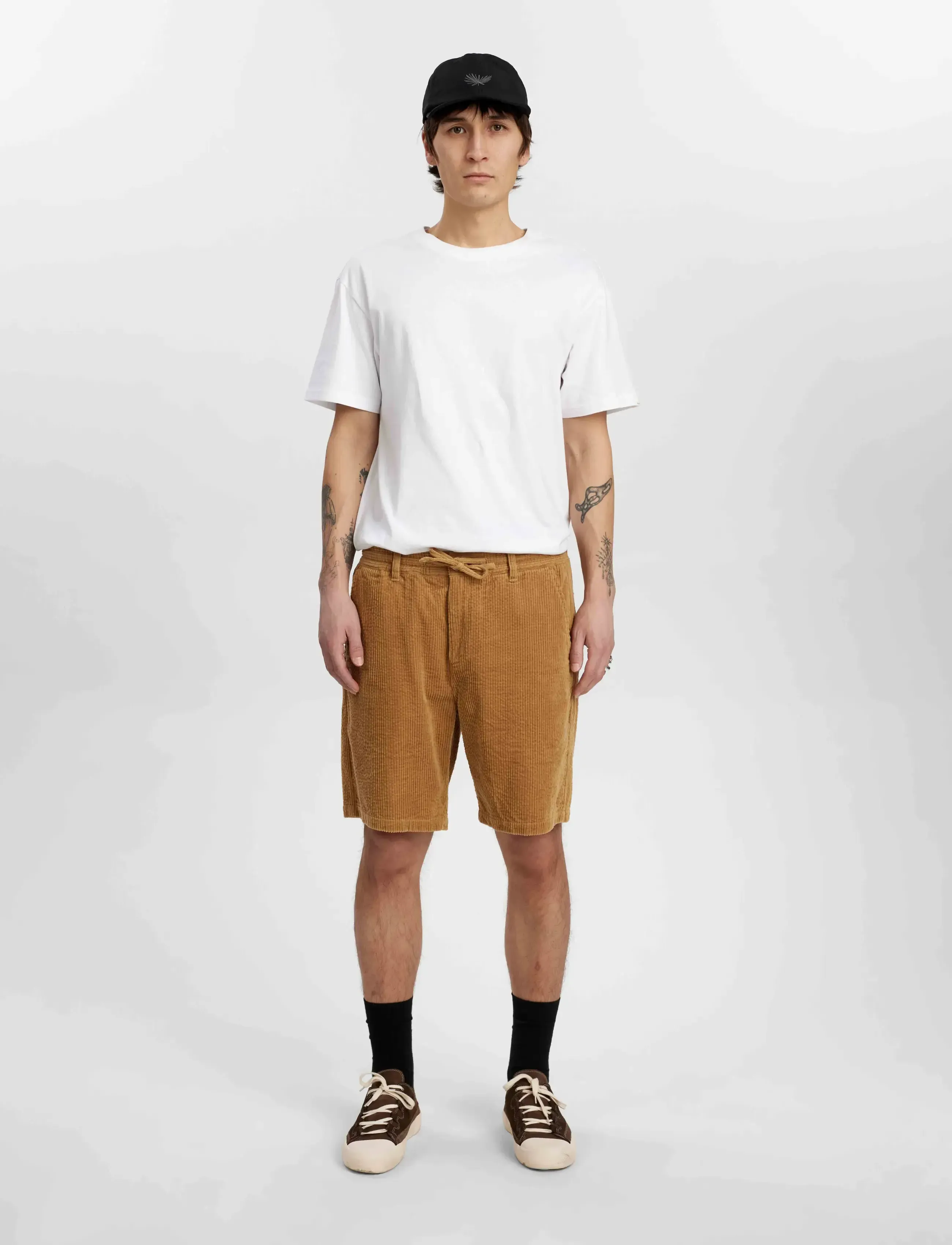 Anerkjendt - AKJAN CORDUROY SHORTS. - casual shorts - incense - 4