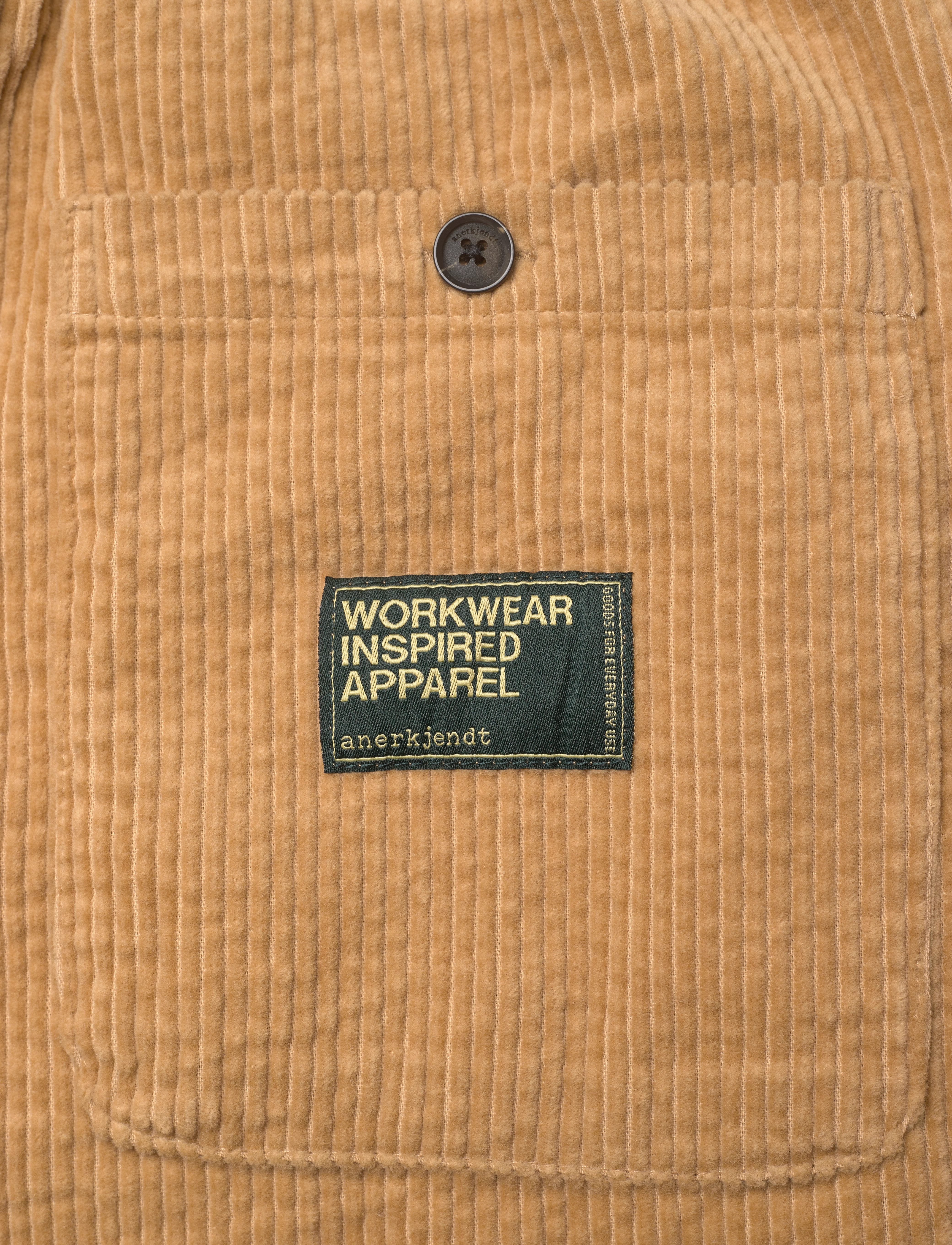 Anerkjendt - AKJAN CORDUROY SHORTS. - kasdienio stiliaus šortai - incense - 4