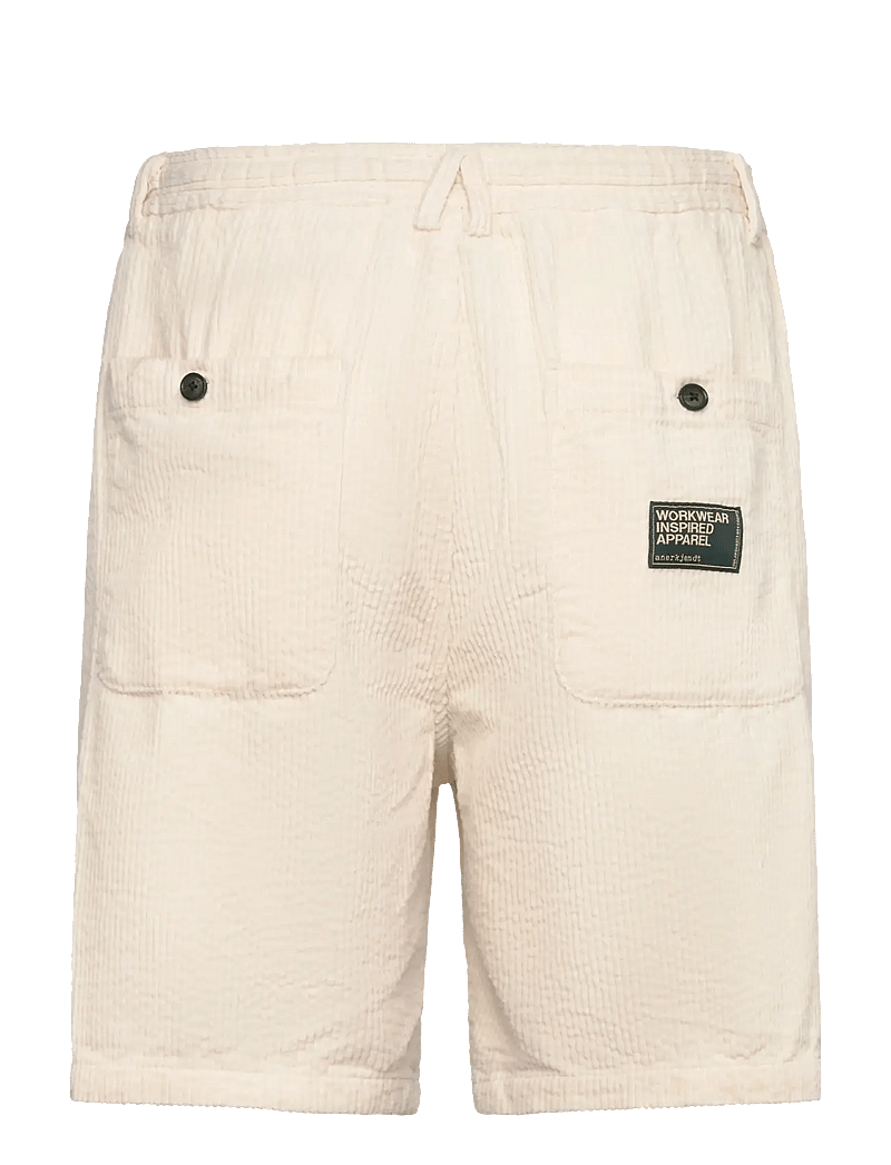 Anerkjendt - AKJAN CORDUROY SHORTS. - cargo shorts - tofu - 1