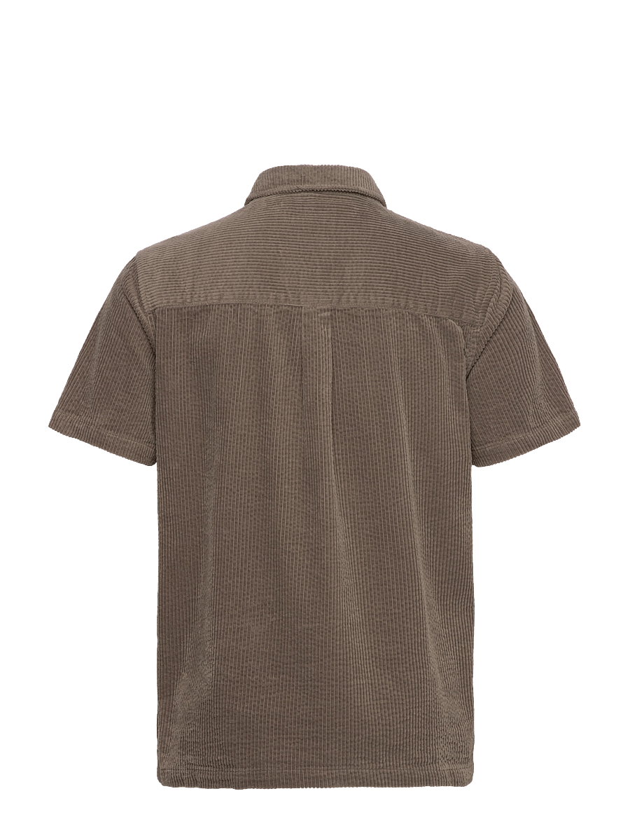 Anerkjendt - AKTHEO CORDUROY S/S SHIRT - chemises à manches courtes - deep lichen green - 1