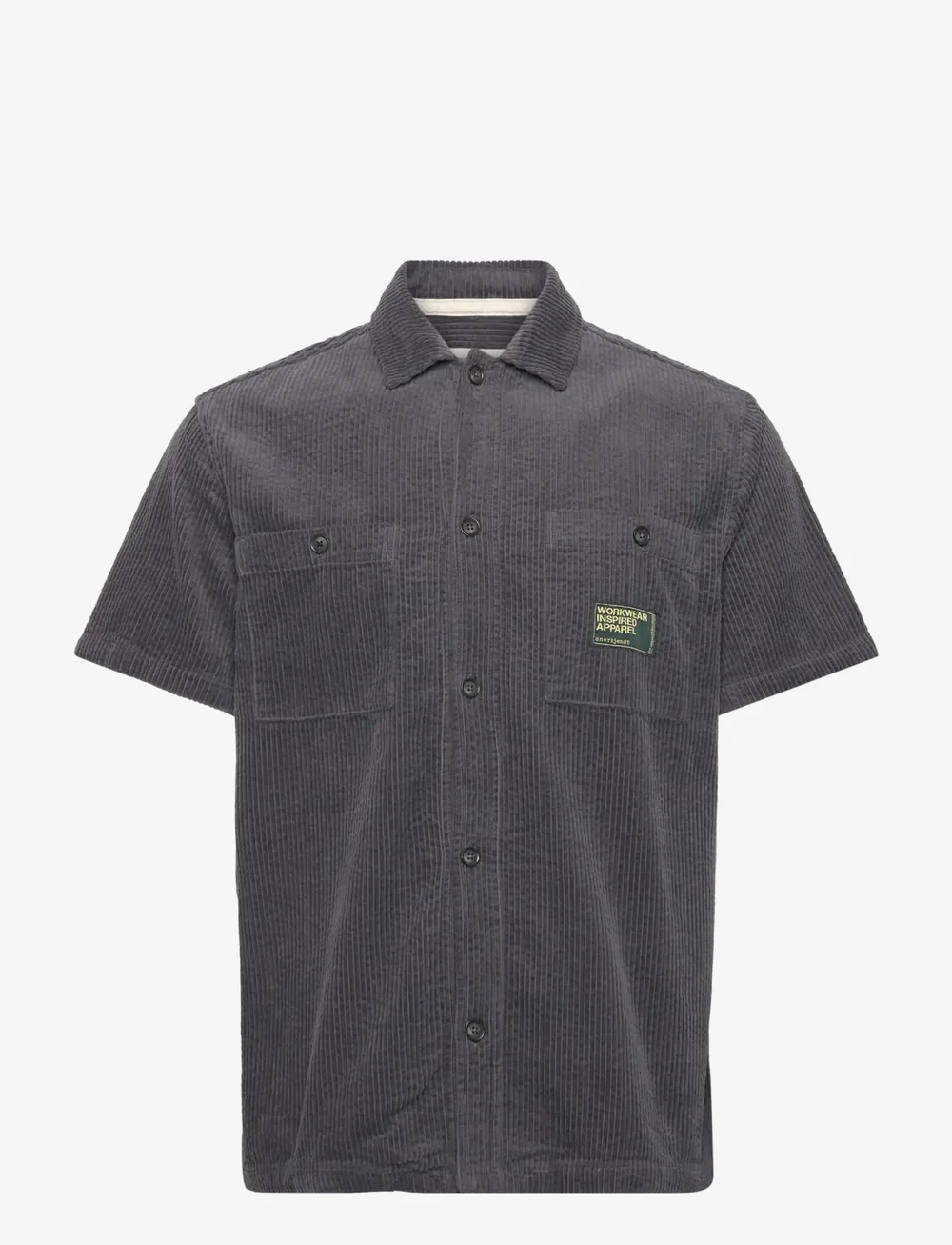 Anerkjendt - AKTHEO CORDUROY S/S SHIRT - kurzarmhemden - indian teal - 0