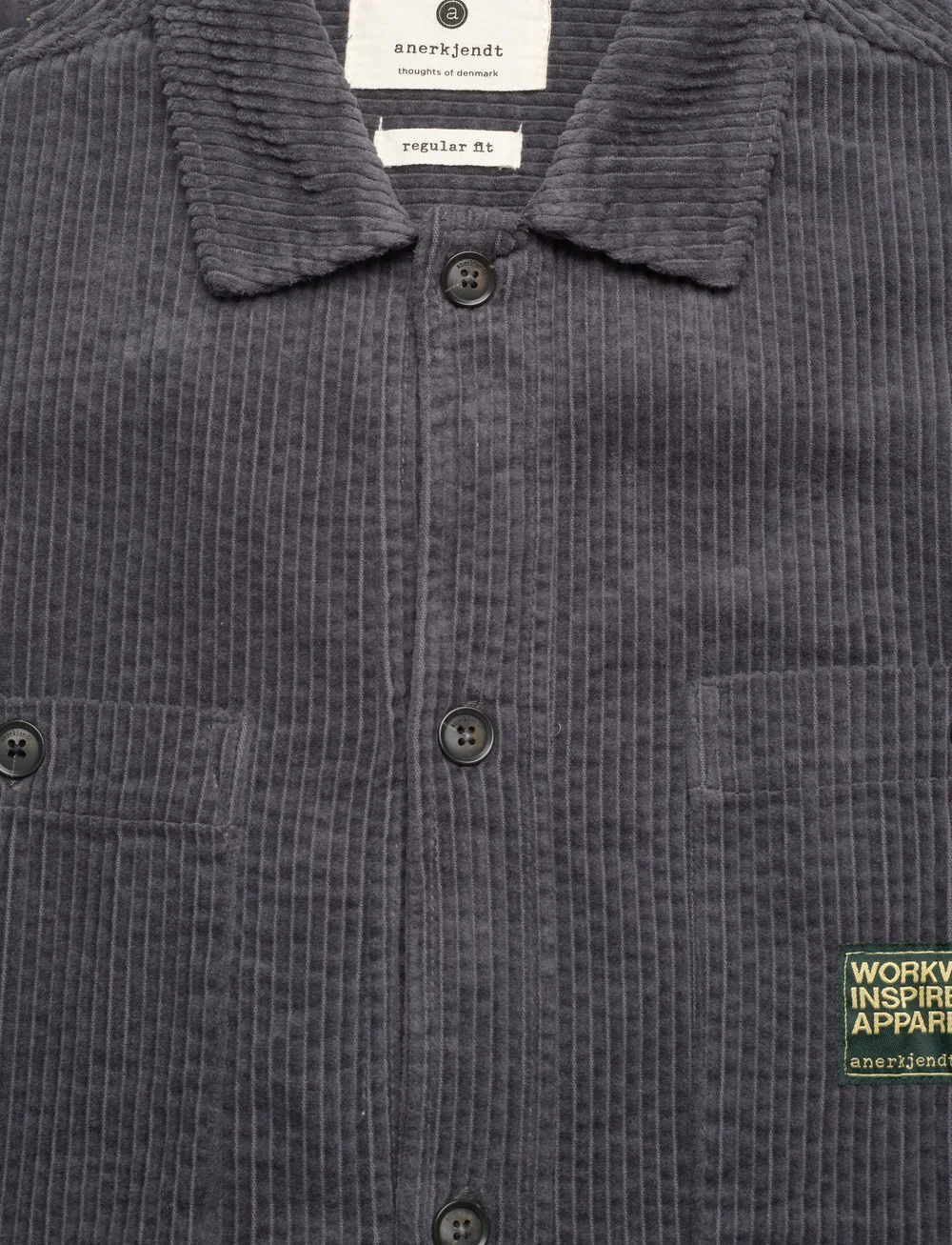 Anerkjendt - AKTHEO CORDUROY S/S SHIRT - kurzarmhemden - indian teal - 2