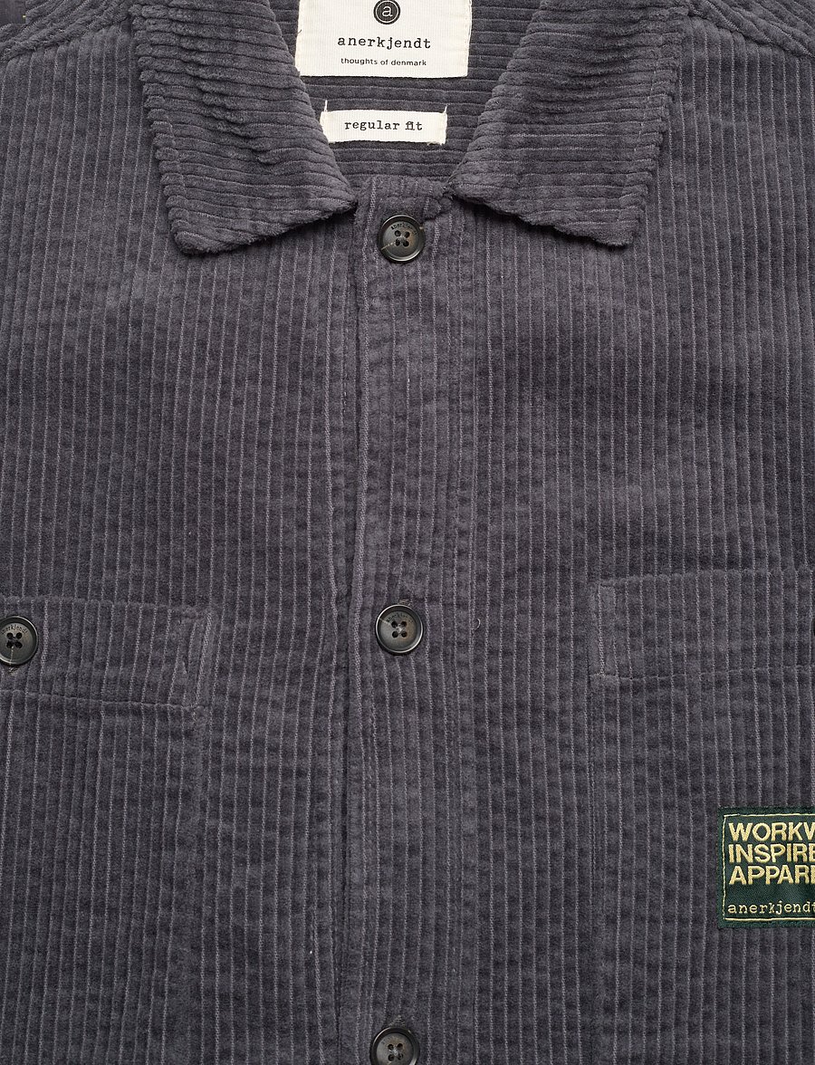 Anerkjendt - AKTHEO CORDUROY S/S SHIRT - chemises à manches courtes - indian teal - 2