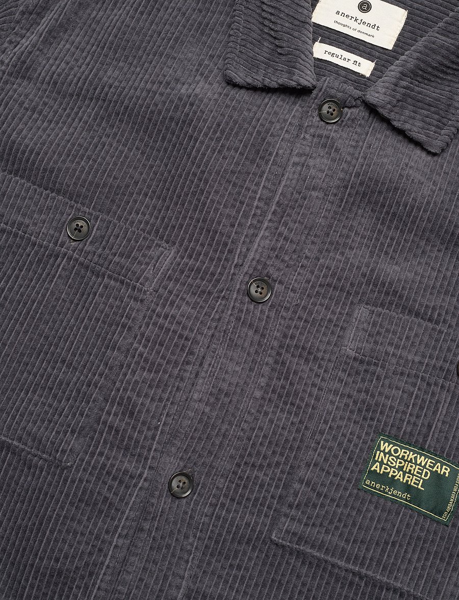 Anerkjendt - AKTHEO CORDUROY S/S SHIRT - chemises à manches courtes - indian teal - 3