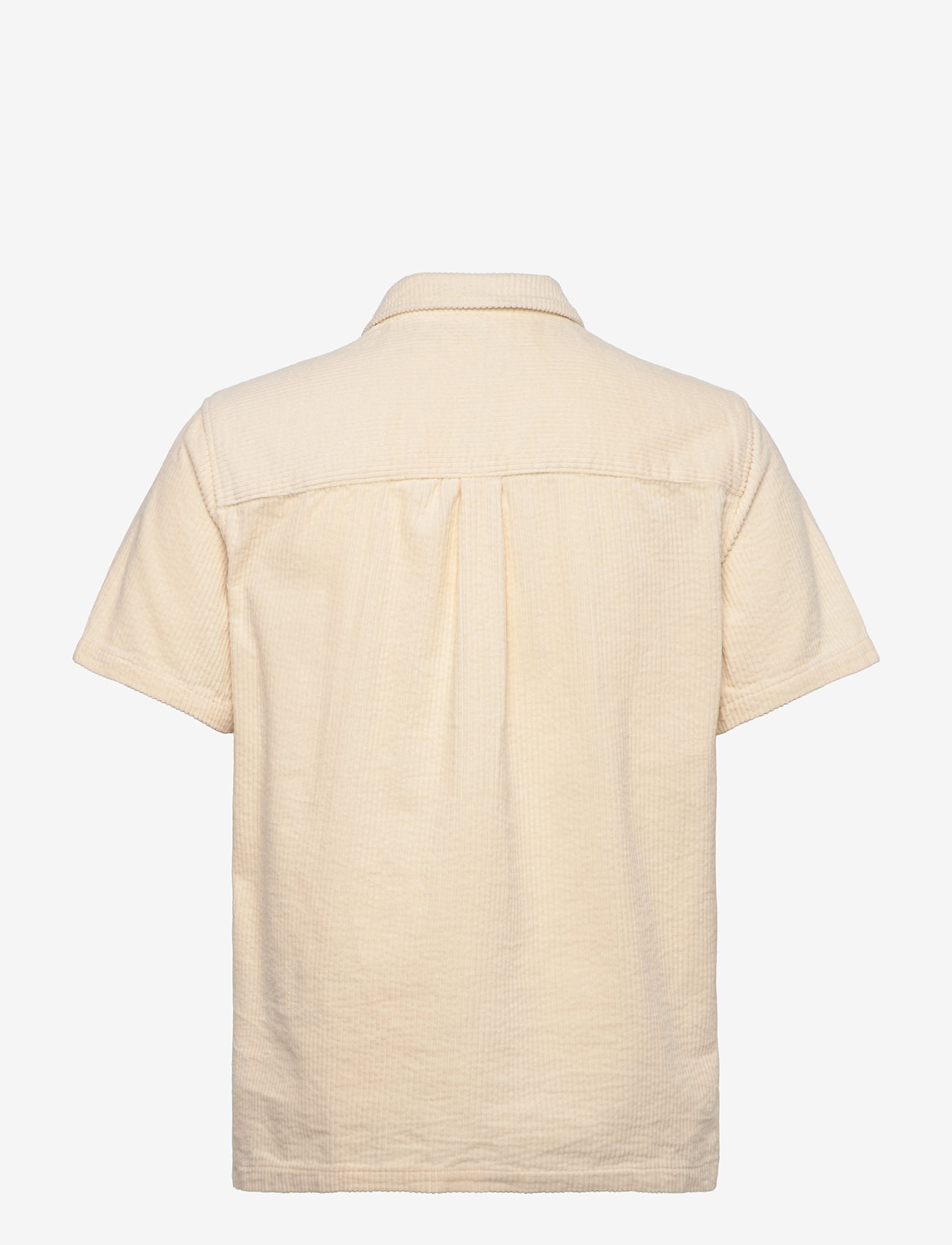 Anerkjendt - AKTHEO CORDUROY S/S SHIRT - kortärmade skjortor - tofu - 1