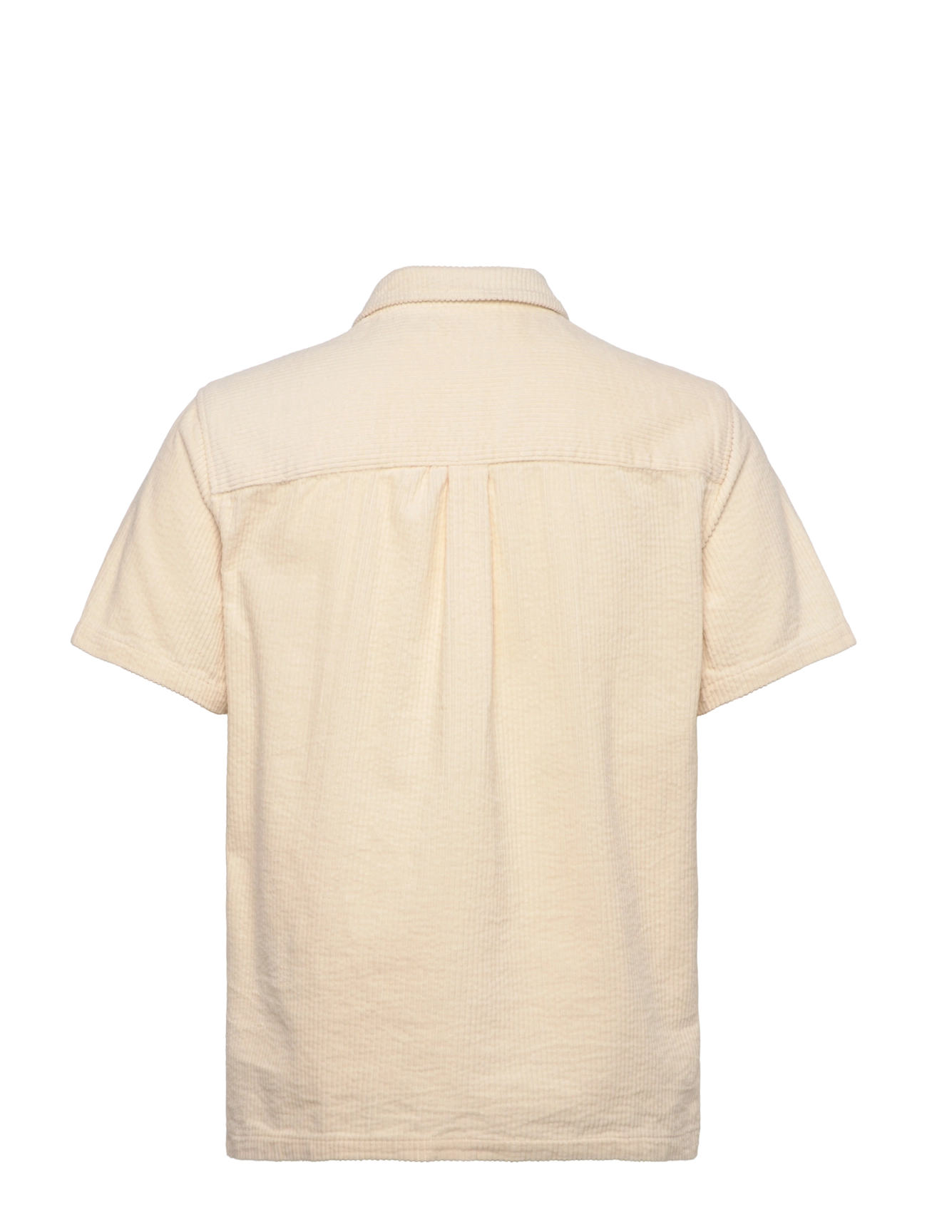 Anerkjendt - AKTHEO CORDUROY S/S SHIRT - kurzarmhemden - tofu - 1