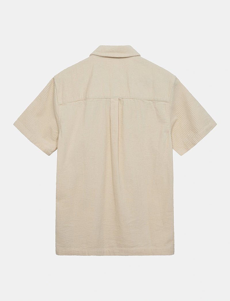 Anerkjendt - AKTHEO CORDUROY S/S SHIRT - kortärmade skjortor - tofu - 3