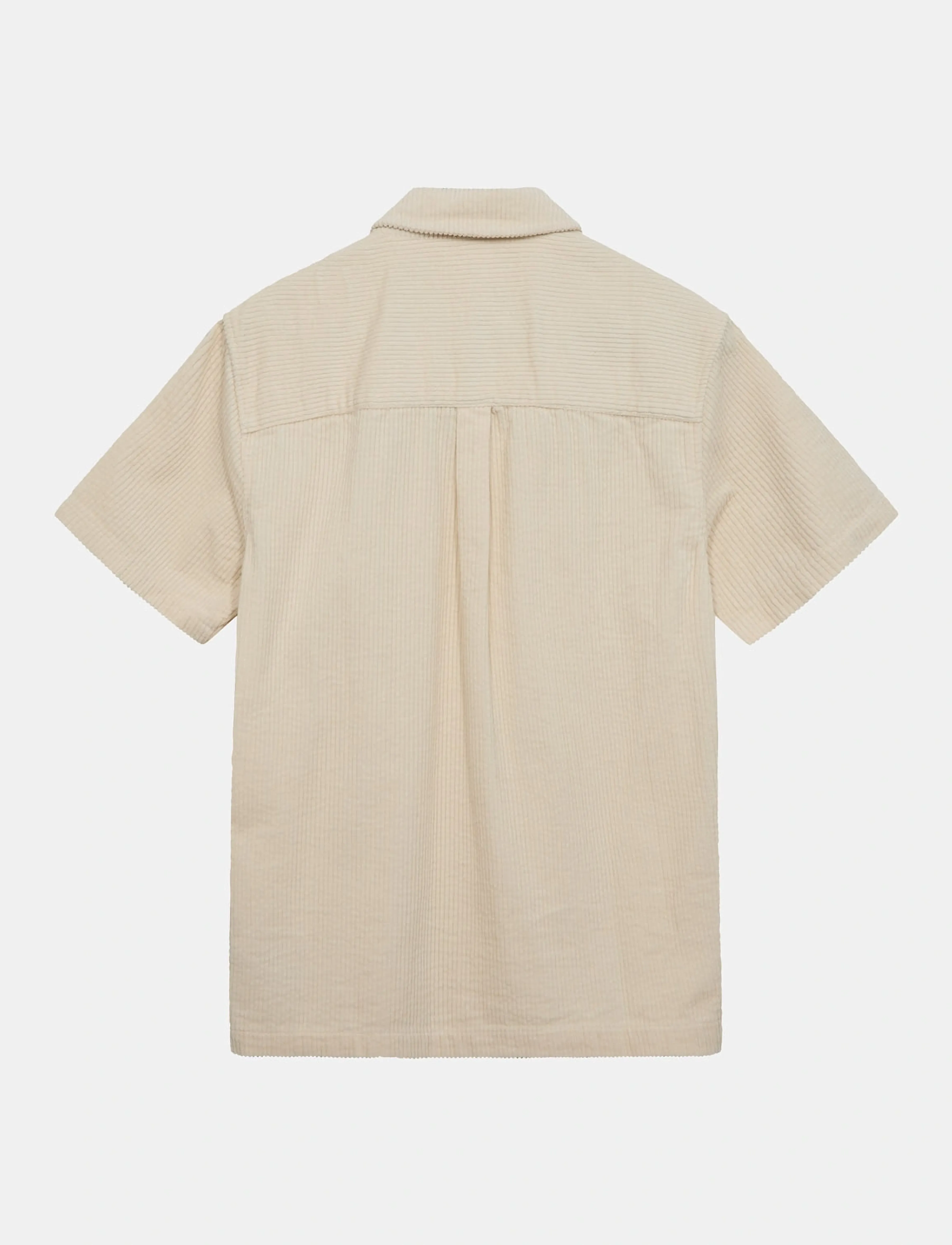Anerkjendt - AKTHEO CORDUROY S/S SHIRT - kurzarmhemden - tofu - 3