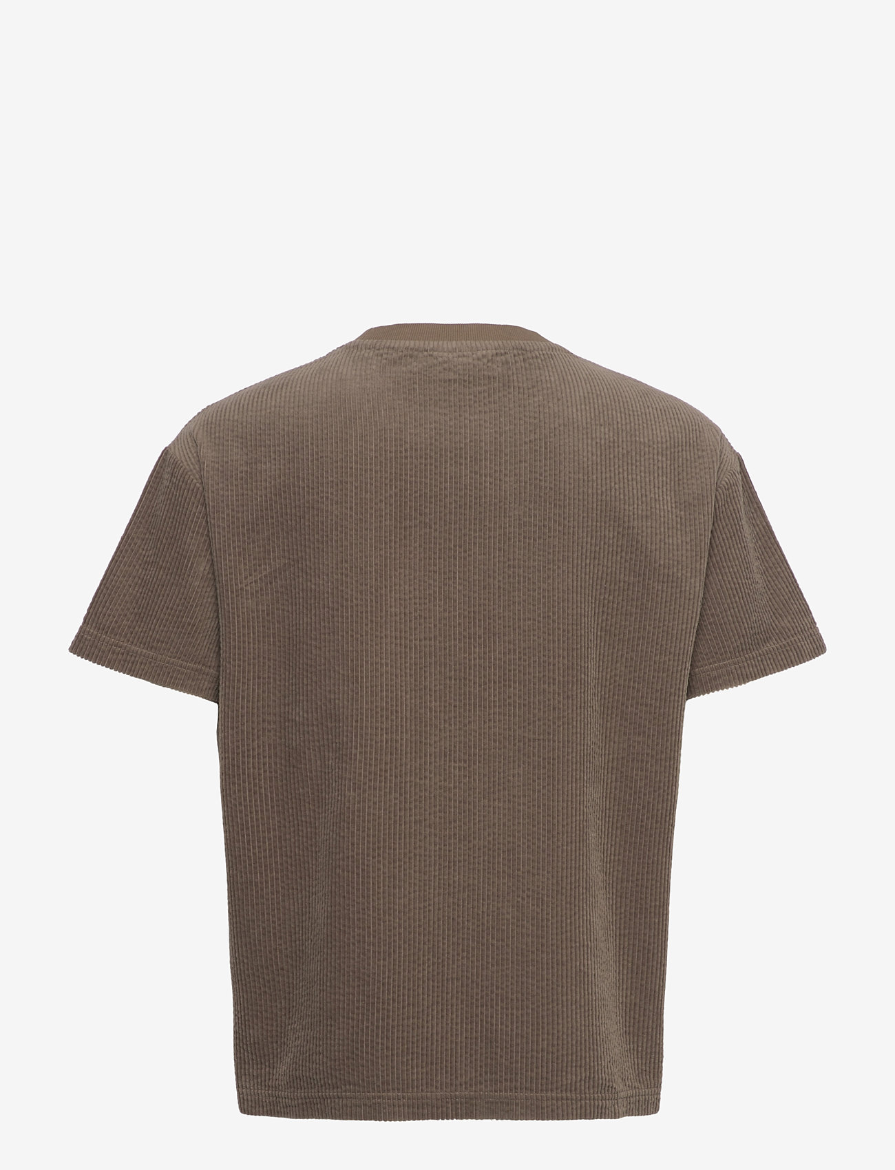 Anerkjendt - AKVILLADS CORDUROY S/S TEE - t-shirts - deep lichen green - 1