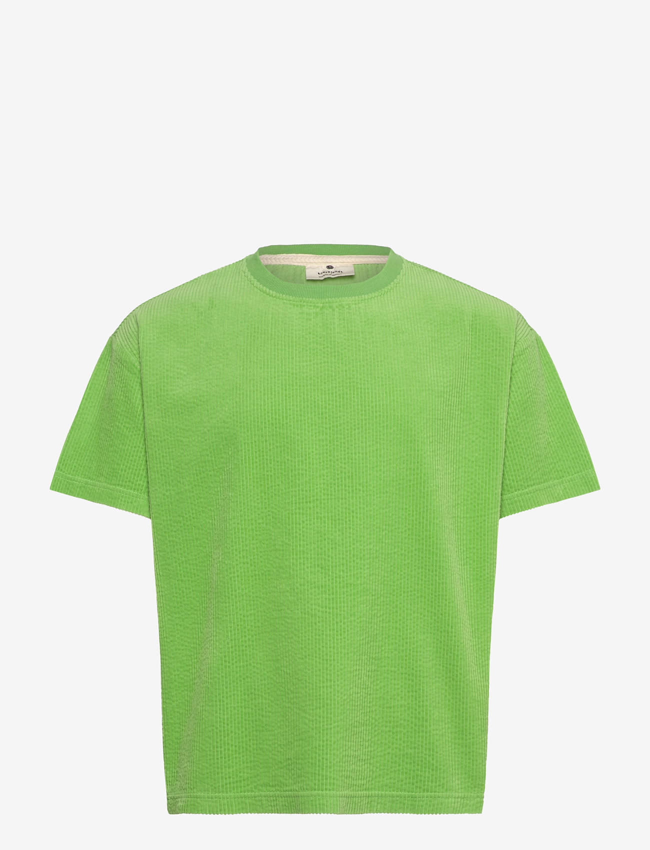 Anerkjendt - AKVILLADS CORDUROY S/S TEE - t-shirts - green gecko - 0