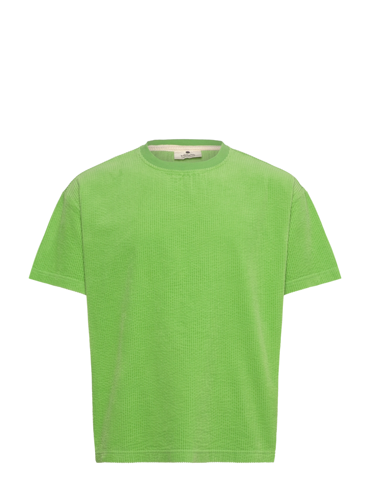 Anerkjendt AKVILLADS CORDUROY S/S TEE - T-shirts - GREEN GECKO / green