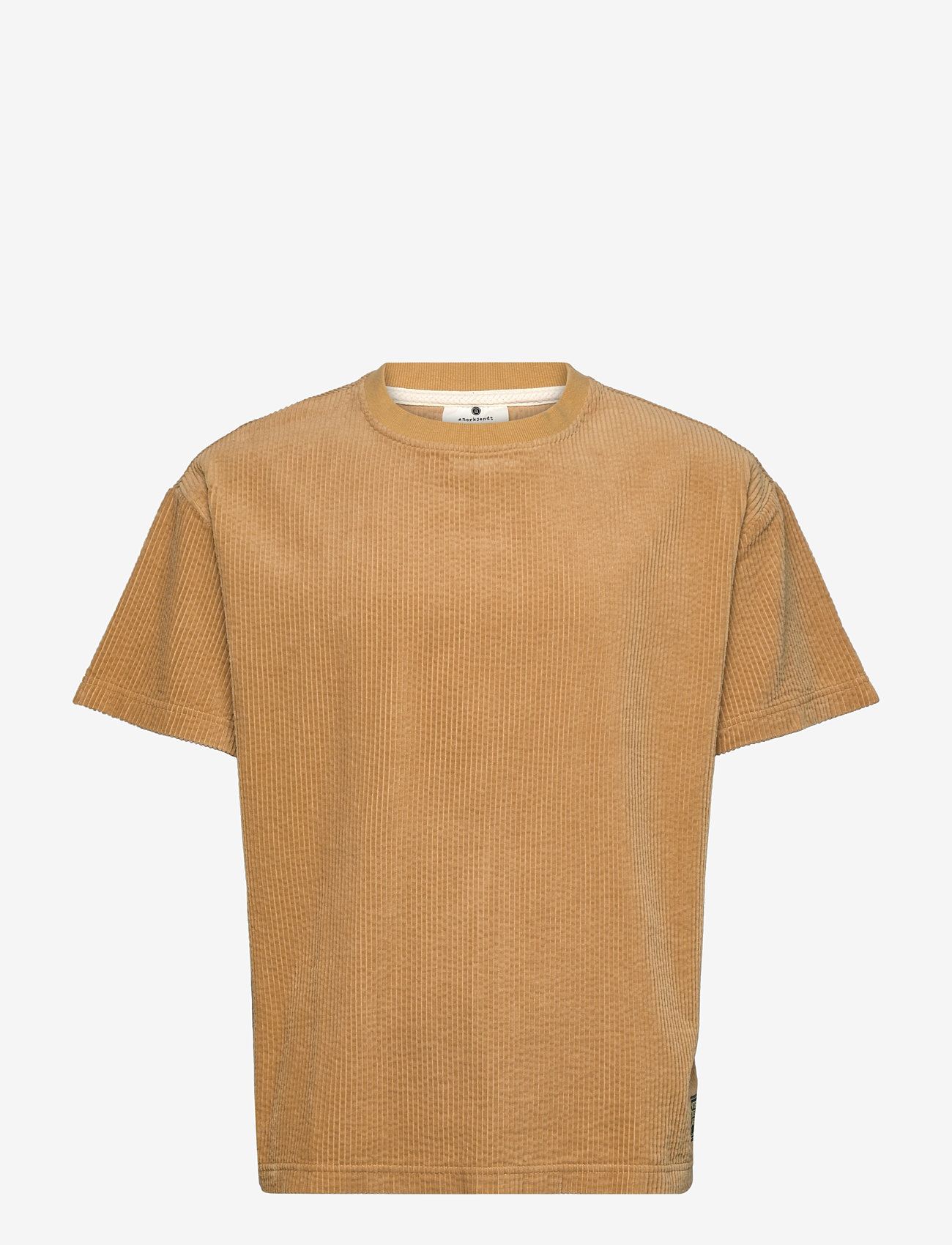 Anerkjendt - AKVILLADS CORDUROY S/S TEE - t-shirts - incense - 0