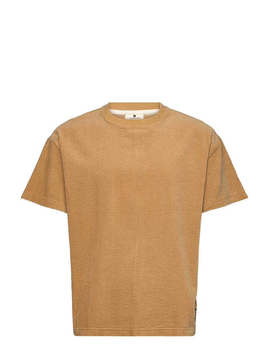 Anerkjendt - AKVILLADS CORDUROY S/S TEE - t-shirts - incense - 0