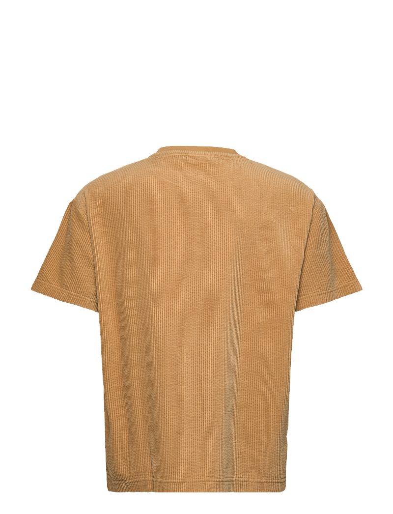 Anerkjendt - AKVILLADS CORDUROY S/S TEE - t-shirts - incense - 1