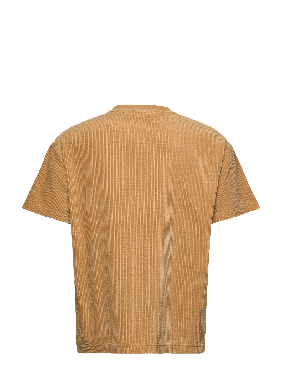 Anerkjendt - AKVILLADS CORDUROY S/S TEE - t-shirts - incense - 1