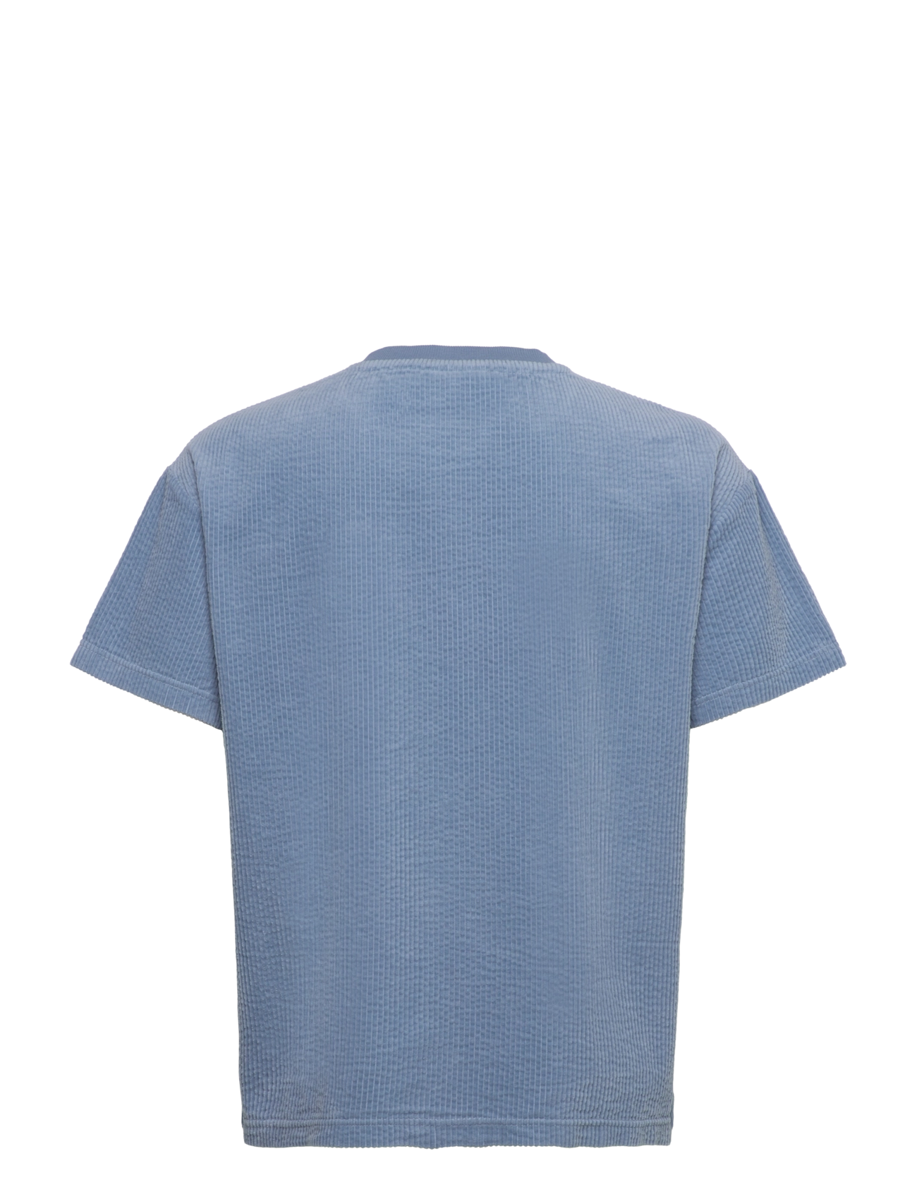 Anerkjendt - AKVILLADS CORDUROY S/S TEE - t-shirts - sky blue - 1