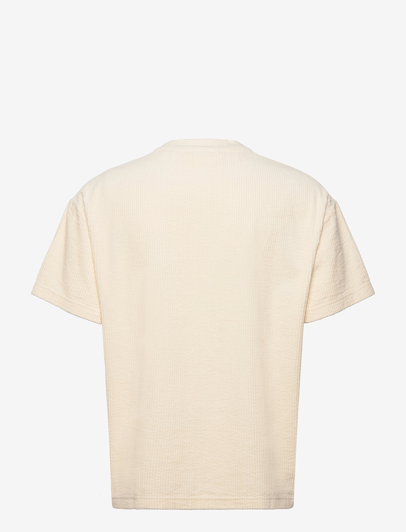 Anerkjendt - AKVILLADS CORDUROY S/S TEE - t-shirts - tofu - 1