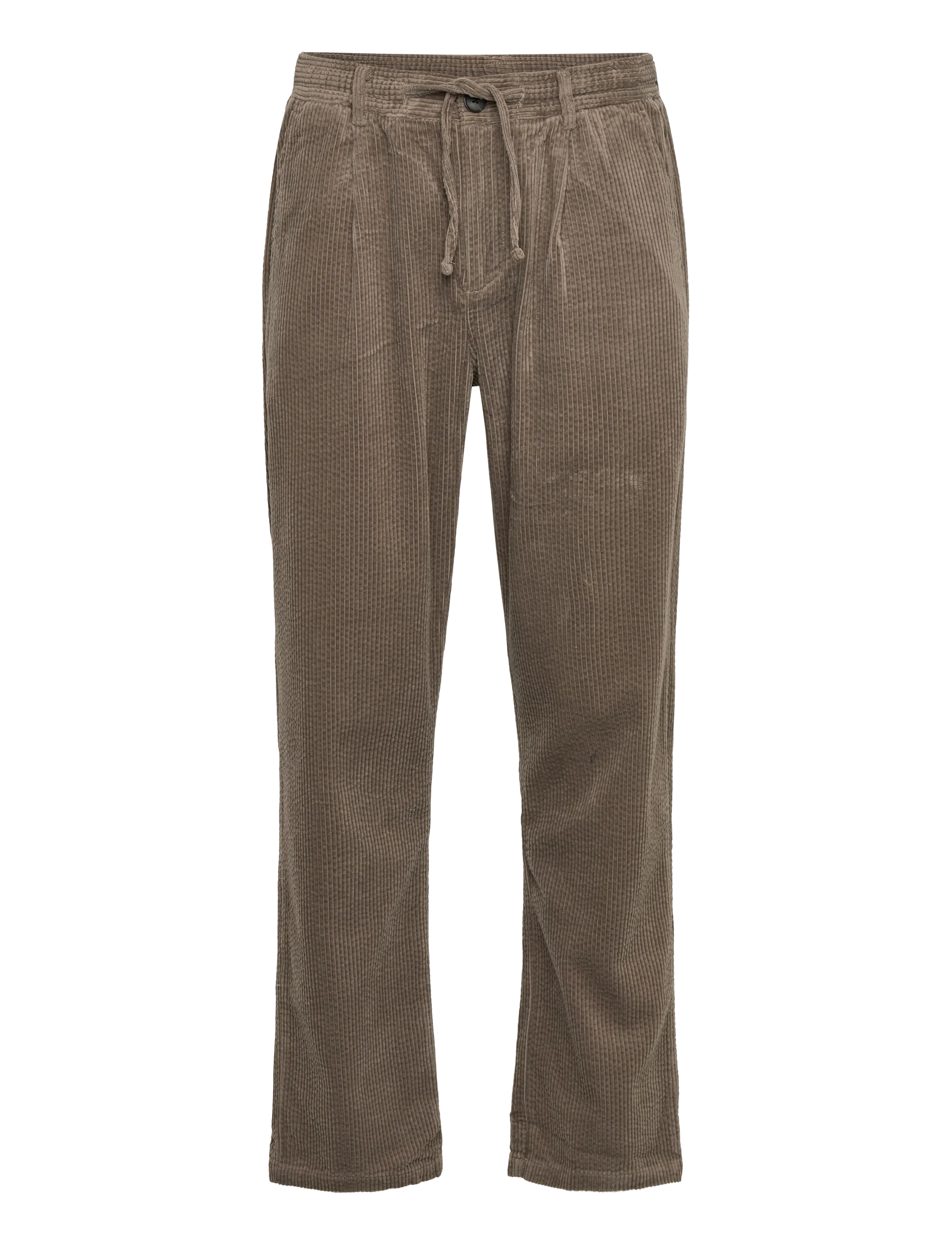 Anerkjendt AKJAN CORD PLEAT PANTS - All products - DEEP LICHEN GREEN / green