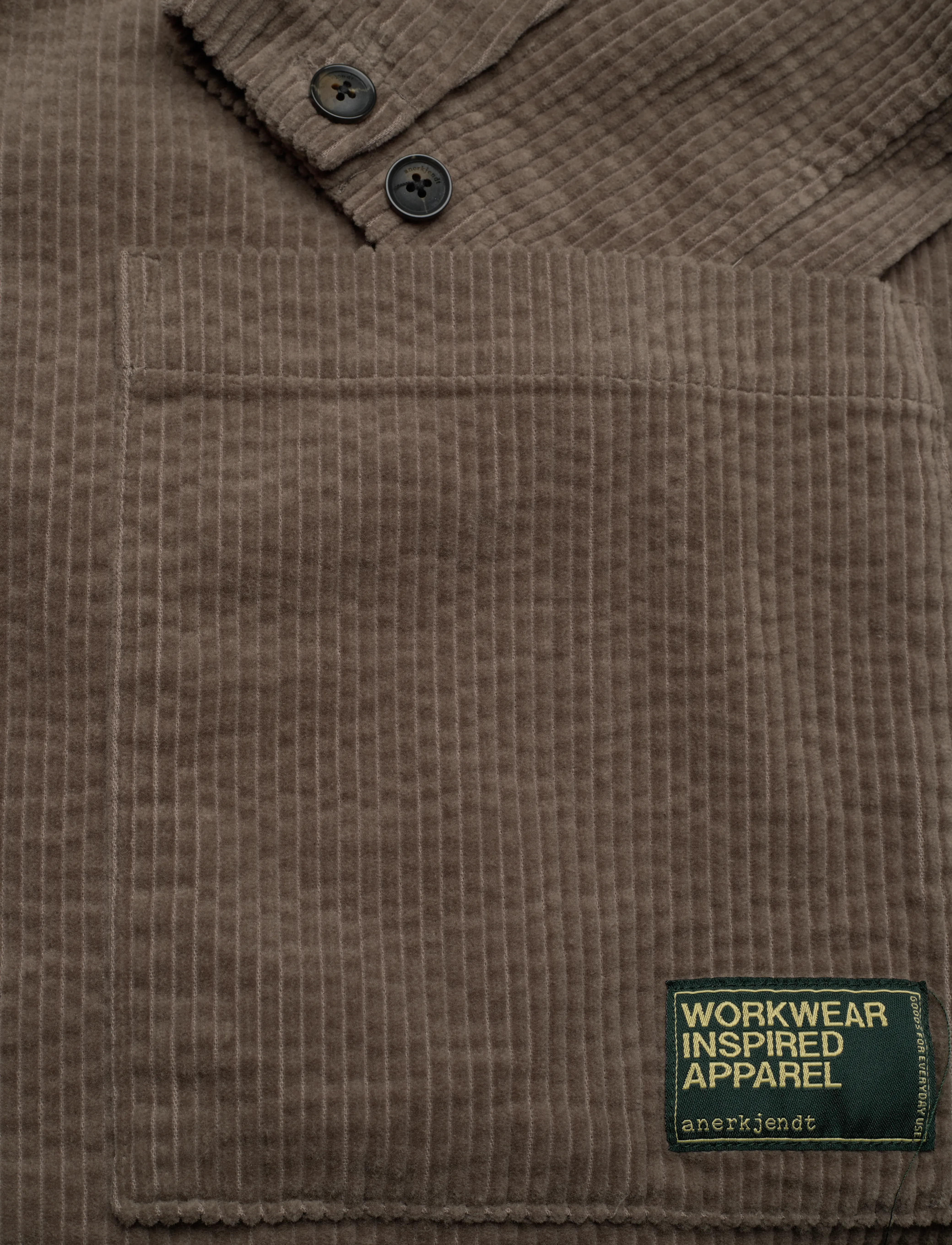 Anerkjendt - AKJESPER CORD KIMONO - corduroy shirts - deep lichen green - 3
