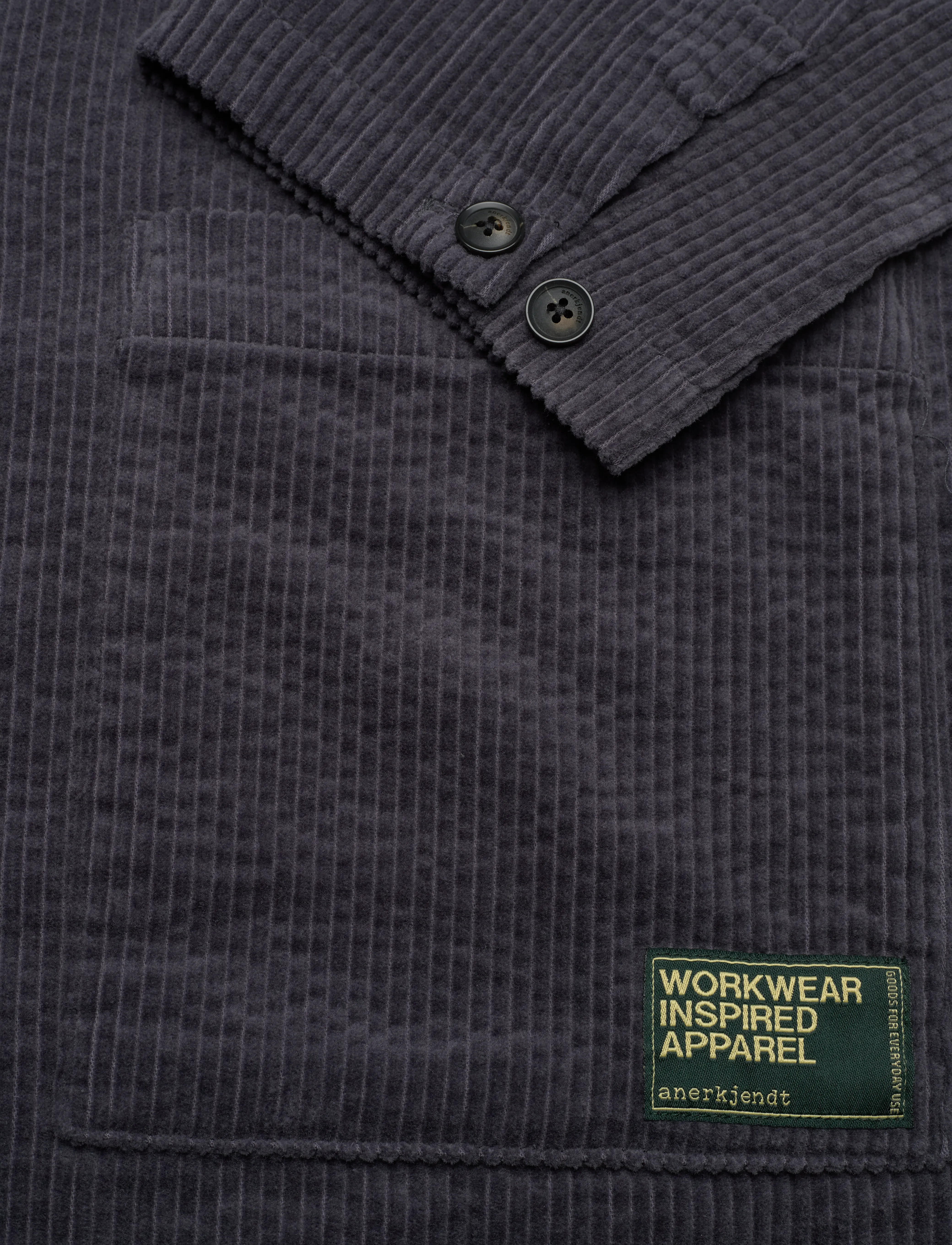 Anerkjendt - AKJESPER CORD KIMONO - corduroy shirts - indian teal - 3