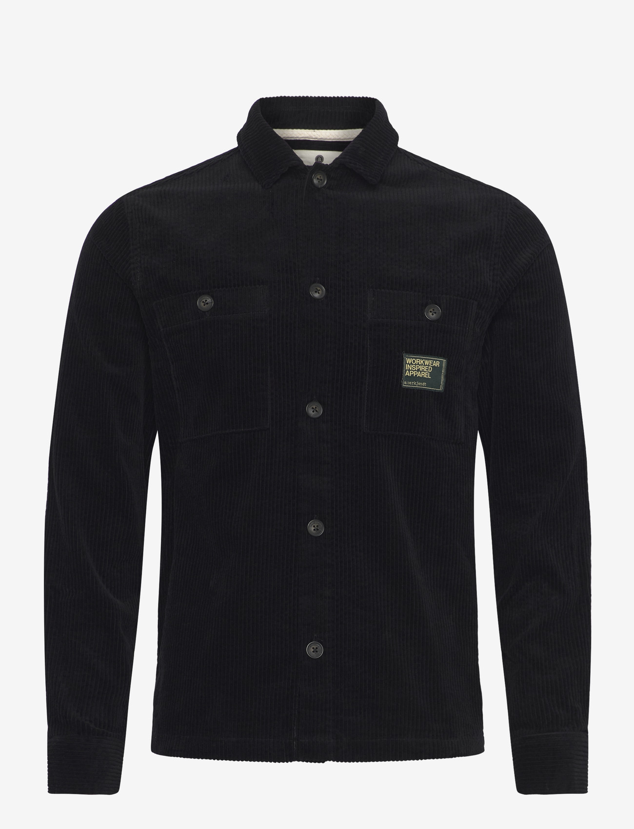 Anerkjendt - AKTHEO CORD L/S OVERSHIRT - kollektionen - caviar - 0