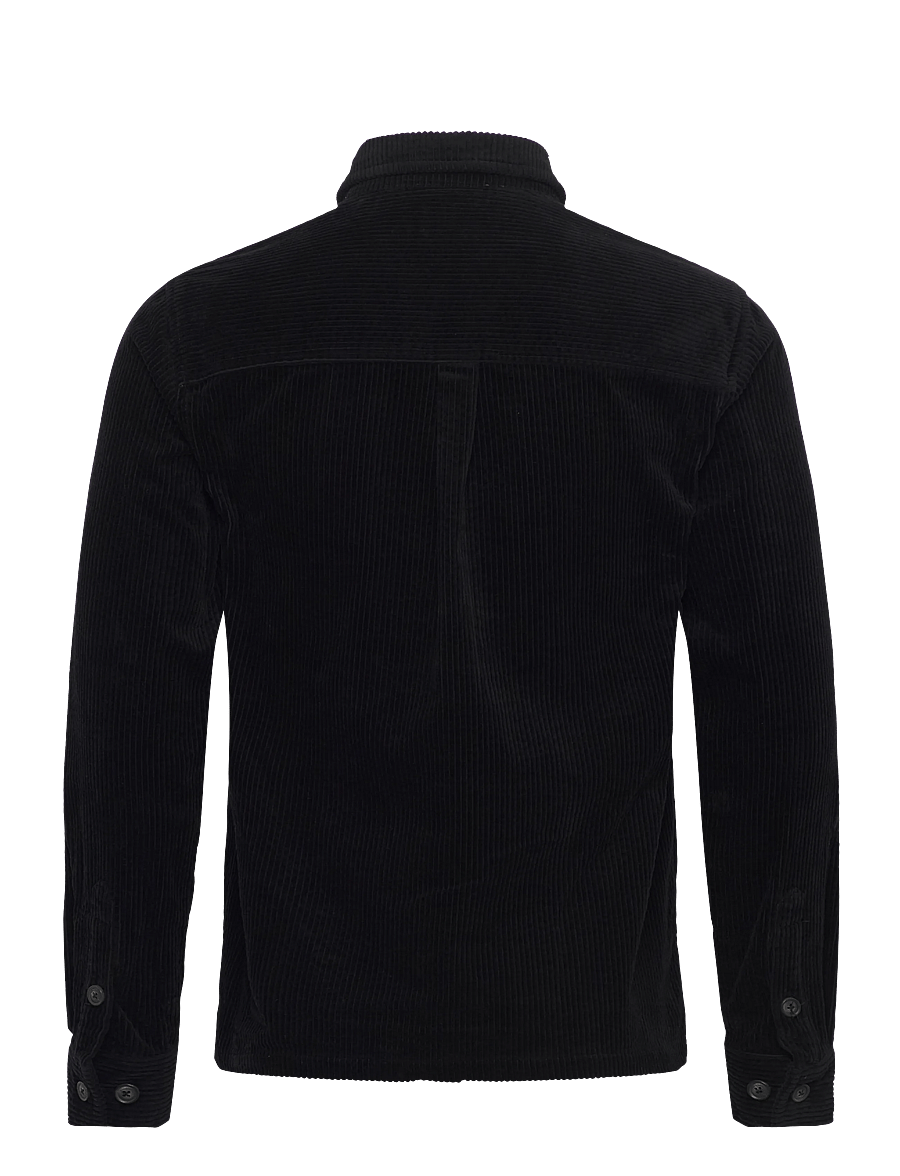 Anerkjendt - AKTHEO CORD L/S OVERSHIRT - kollektionen - caviar - 1