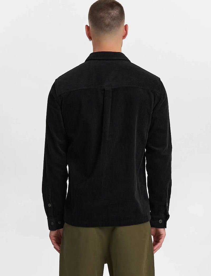 Anerkjendt - AKTHEO CORD L/S OVERSHIRT - kollektionen - caviar - 4
