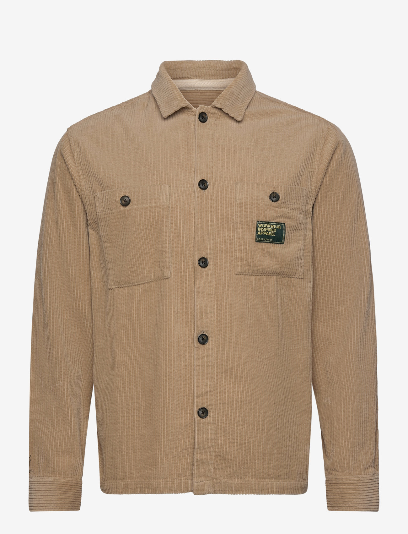 Anerkjendt - AKTHEO CORD L/S OVERSHIRT - kollektioner - feather gray - 0