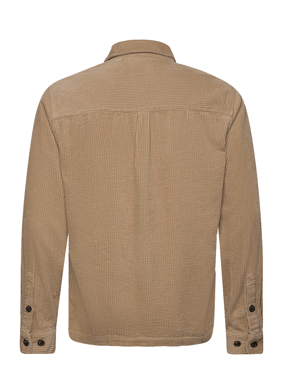 Anerkjendt - AKTHEO CORD L/S OVERSHIRT - kolekcje - feather gray - 1
