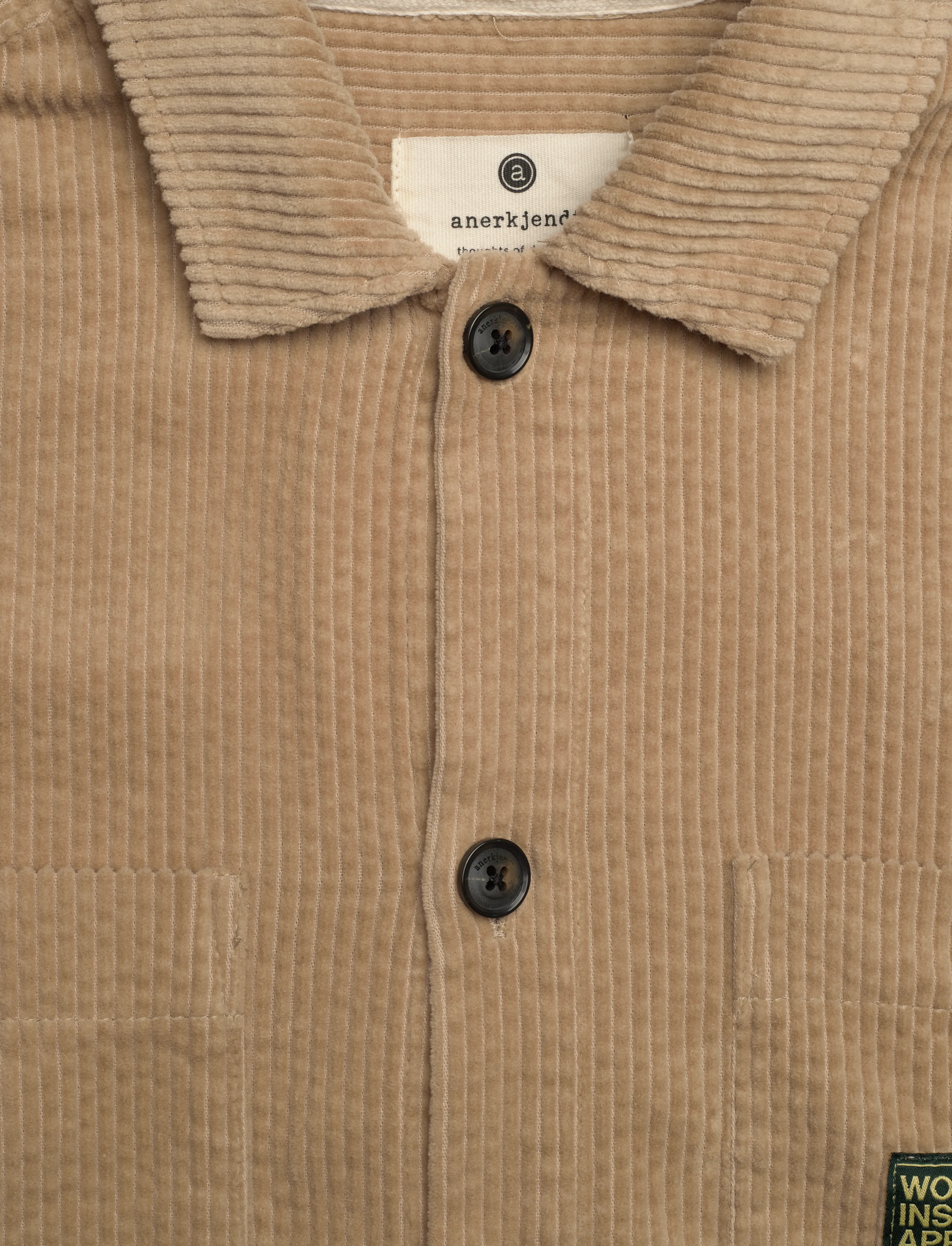 Anerkjendt - AKTHEO CORD L/S OVERSHIRT - kolekcje - feather gray - 2