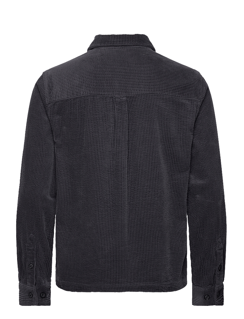 Anerkjendt - AKTHEO CORD L/S OVERSHIRT - velvet särgid - indian teal - 1