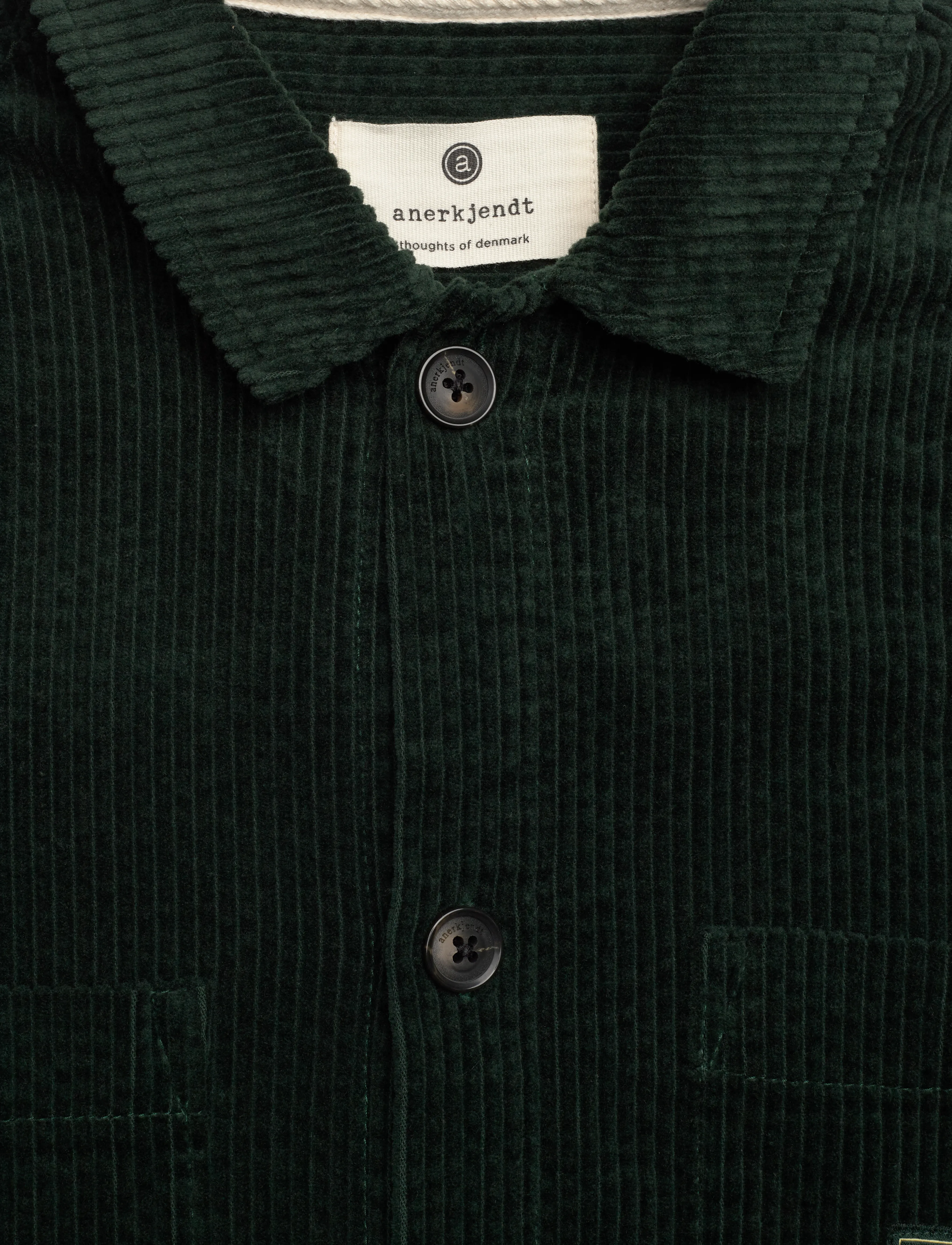Anerkjendt - AKTHEO CORD L/S OVERSHIRT - kollektionen - pine grove - 2