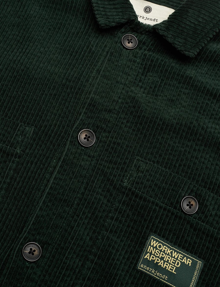 Anerkjendt - AKTHEO CORD L/S OVERSHIRT - kollektionen - pine grove - 3