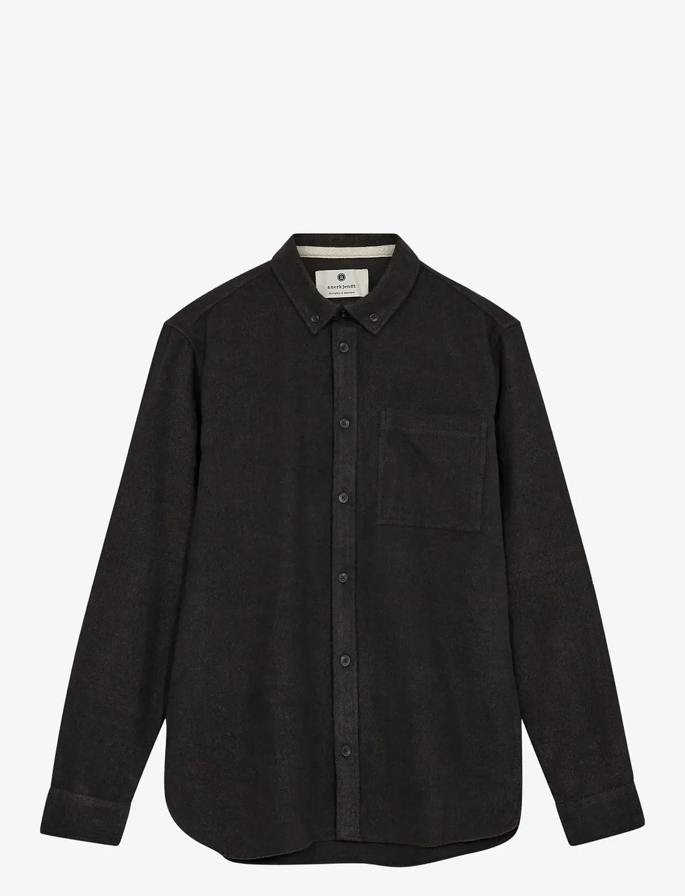 Anerkjendt - AKKONRAD 2 TONE BRUSHED  SHIRT - flanell-hemden - forest night - 0