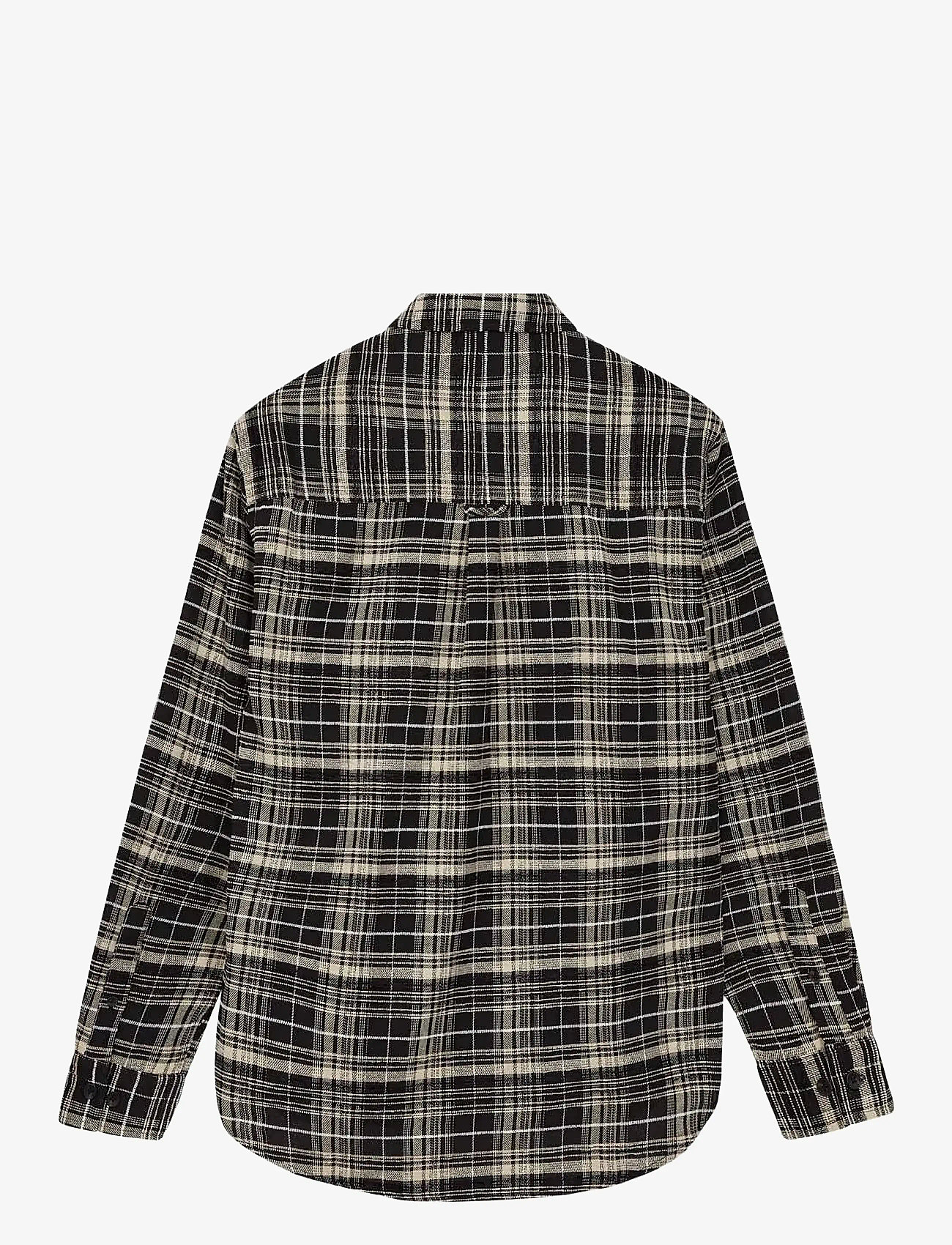 Anerkjendt - AKKONRAD CHECK MIX SHIRT - ruudulised särgid - caviar - 1