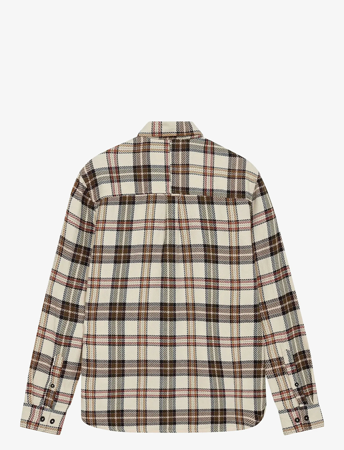 Anerkjendt - AKLEIF TWILL CHECK SHIRT - mehed - tofu - 1
