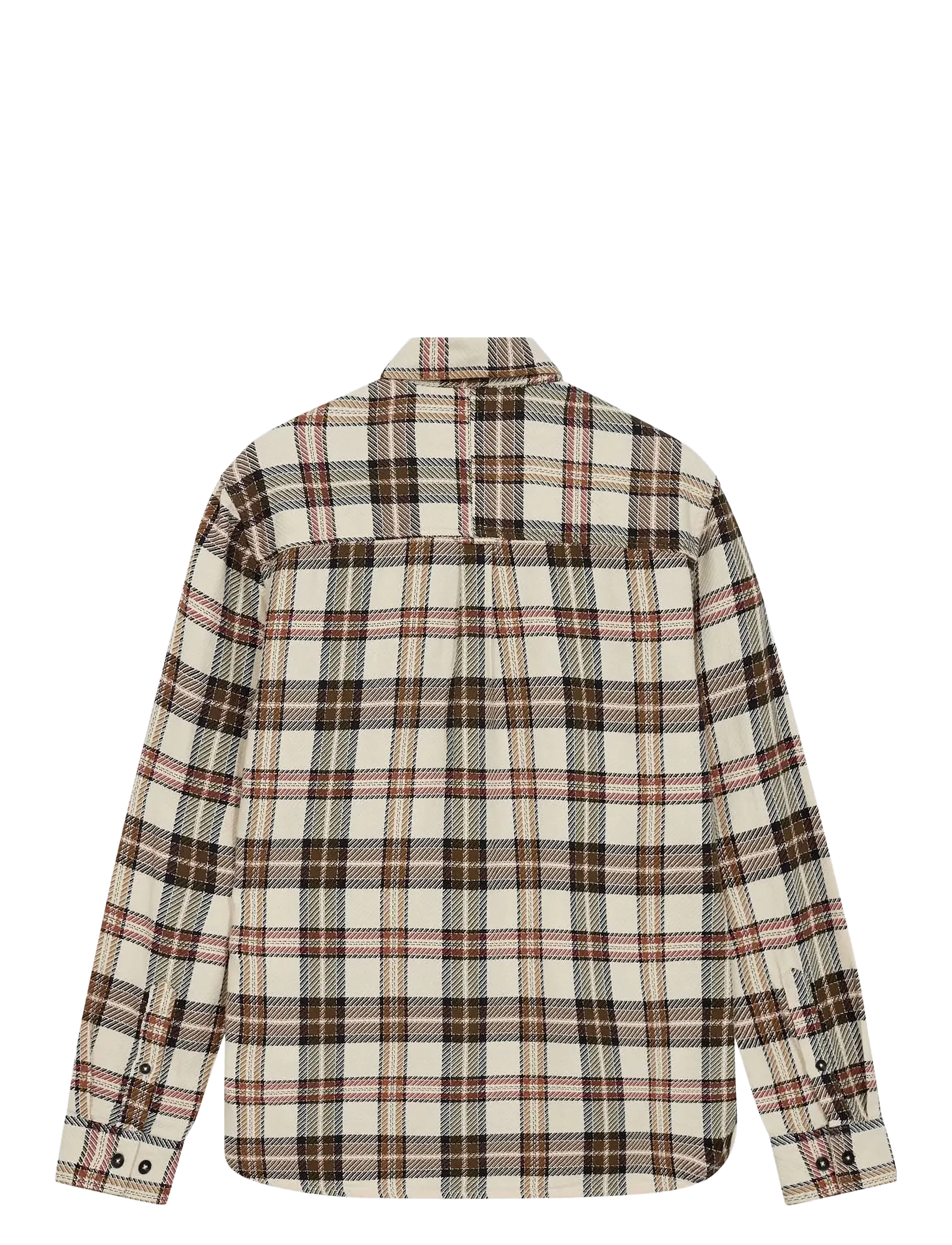 Anerkjendt - AKLEIF TWILL CHECK SHIRT - checkered shirts - tofu - 1