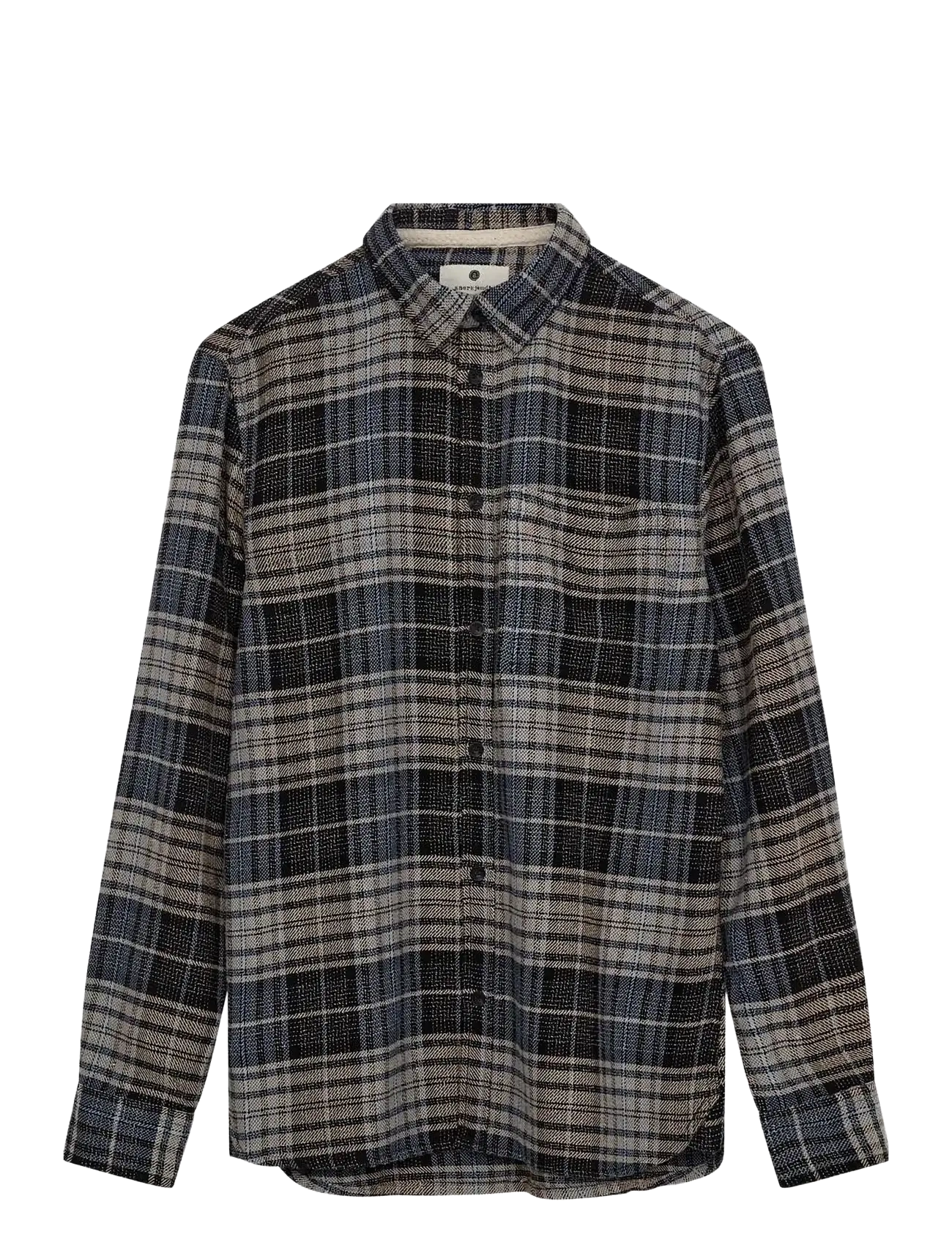 Anerkjendt - AKKONRAD STRUCTURE SHIRT - marškiniai - blue indigo - 1