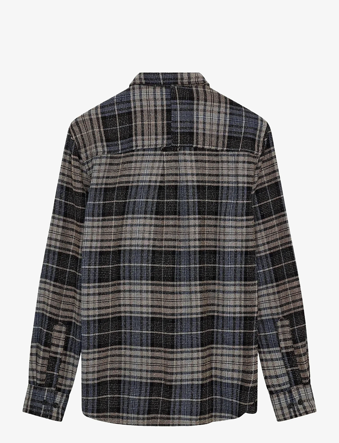 Anerkjendt - AKKONRAD STRUCTURE SHIRT - herren - blue indigo - 1