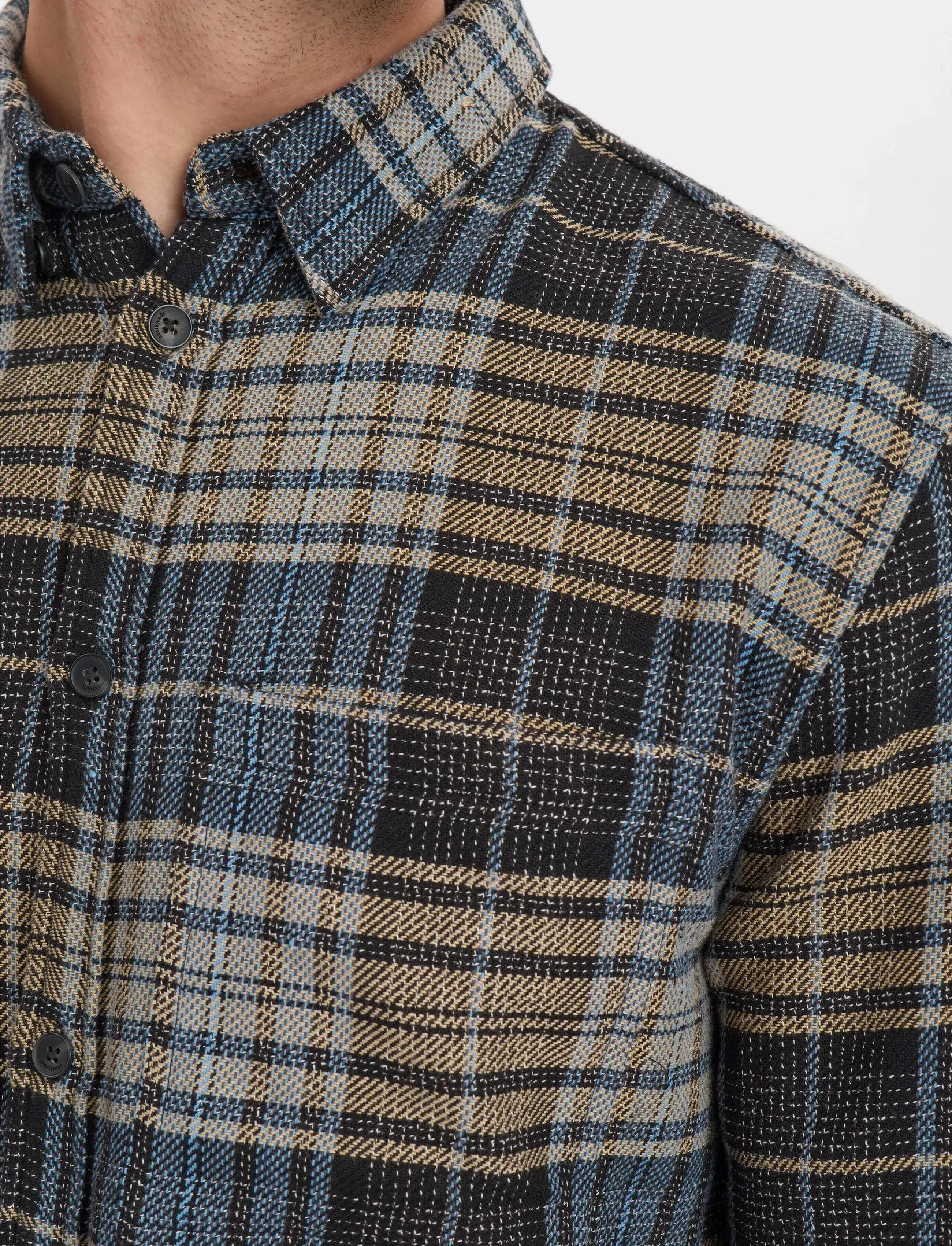 Anerkjendt - AKKONRAD STRUCTURE SHIRT - marškiniai - blue indigo - 5
