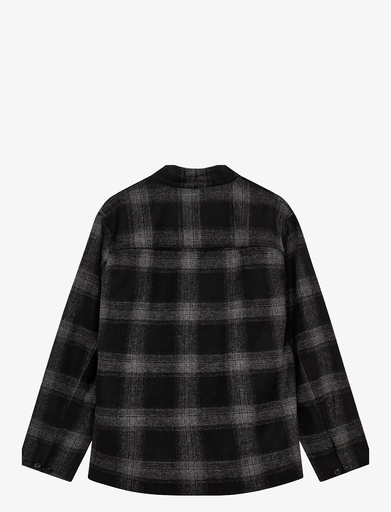 Anerkjendt - AKJESPER WOOL CHECK KIMONO - herbstliche kleidung - caviar - 1