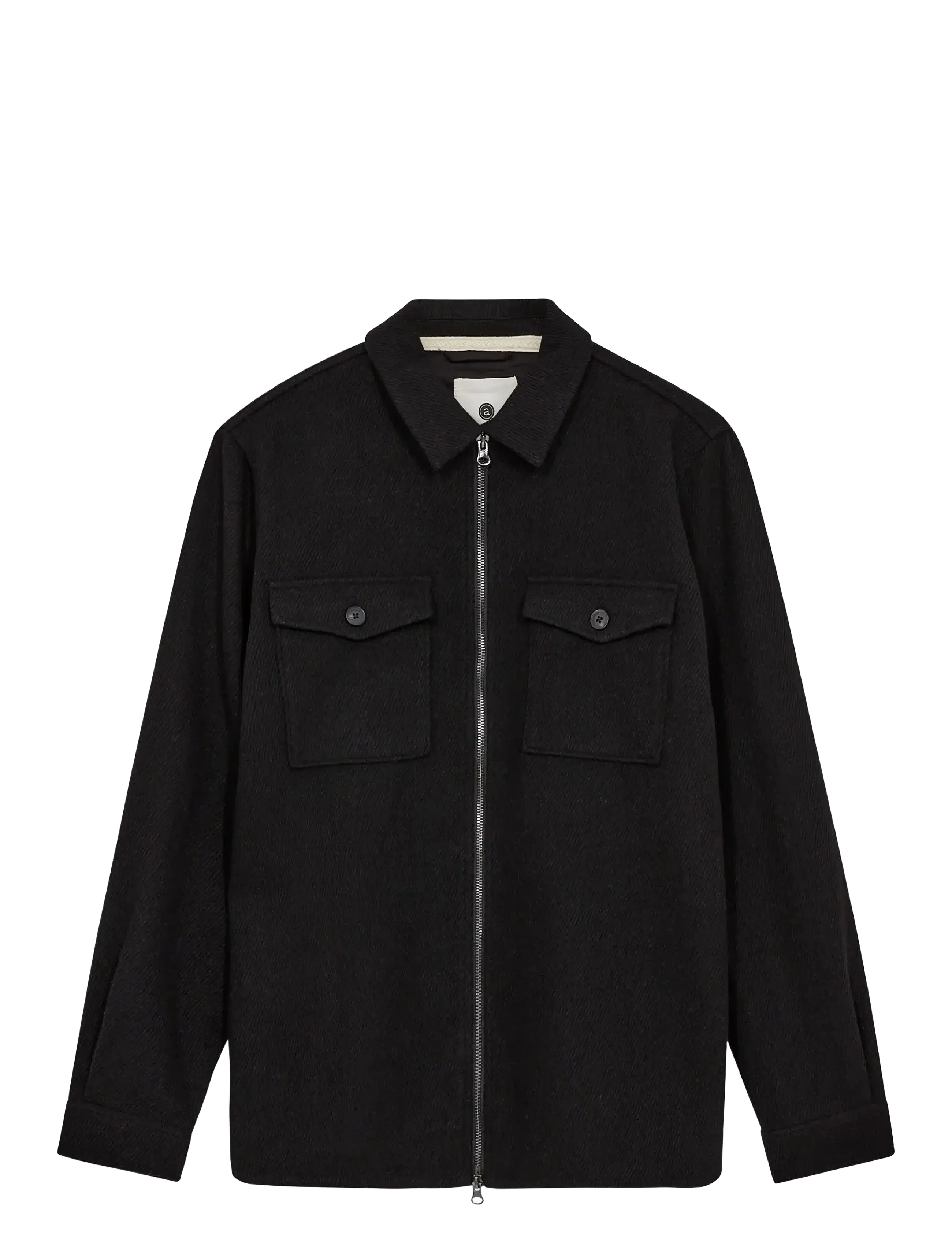 Anerkjendt AKHANKY HEAVY TWILL OVERSHIRT - Kläder - CAVIAR / black